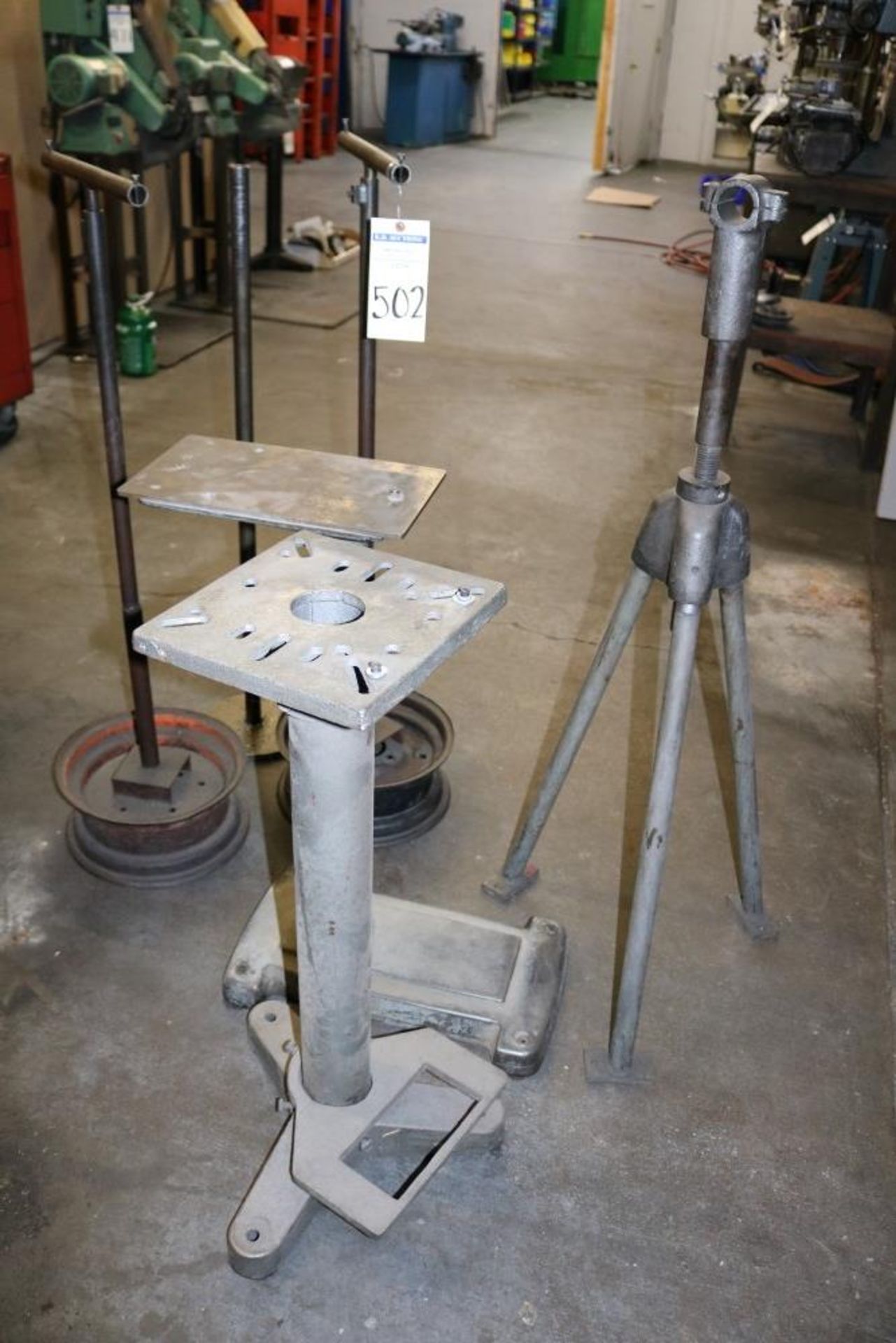 (2) Heavy Duty Shop Stands and (3) Material Stands - Image 5 of 5