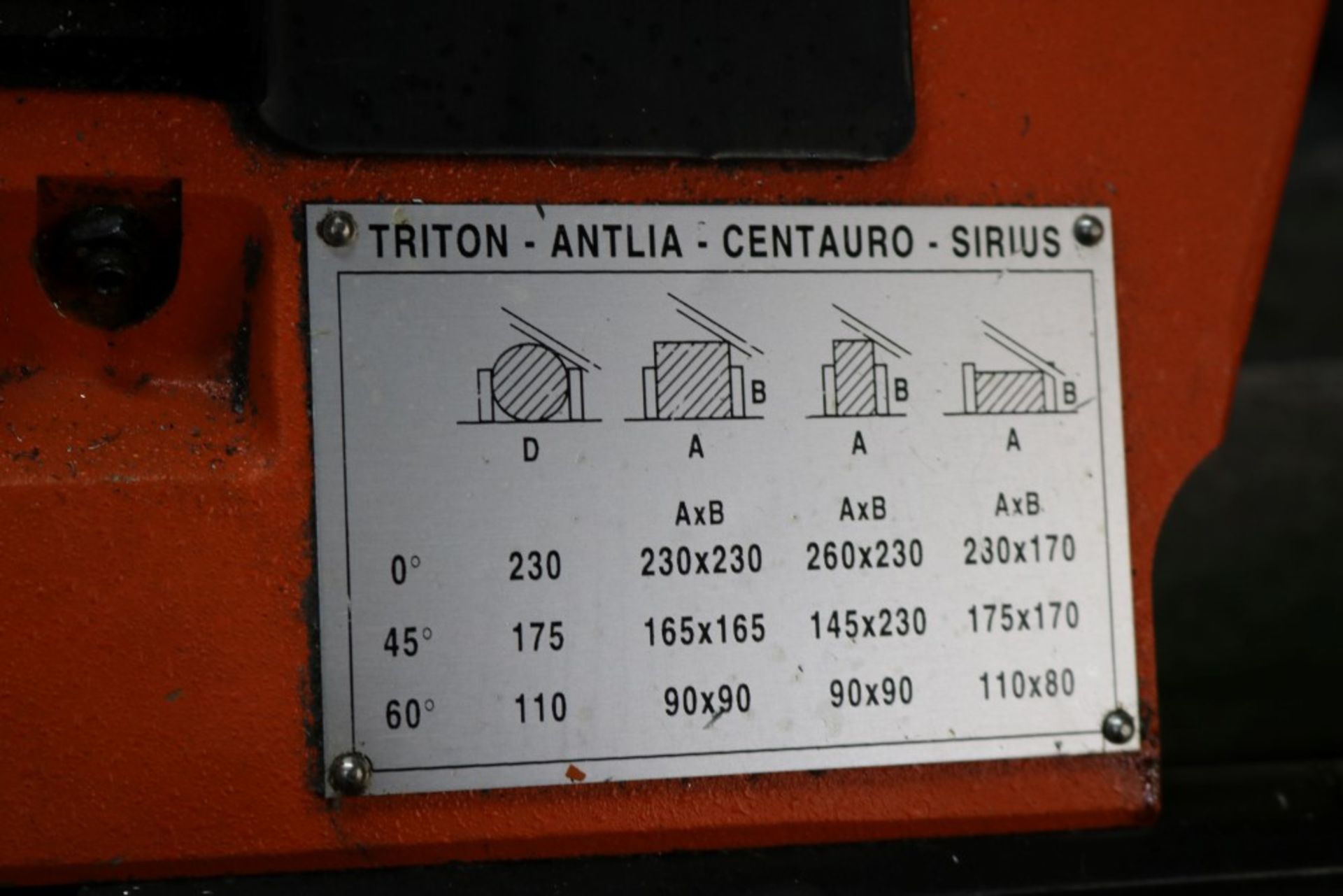 1997 FMB-Triton Horizontal Band Saw, 1.5 HP, Blade Size 2700mm x 27mm x 0.9mm, 220V, 60HZ, 290 KG, - Image 10 of 12