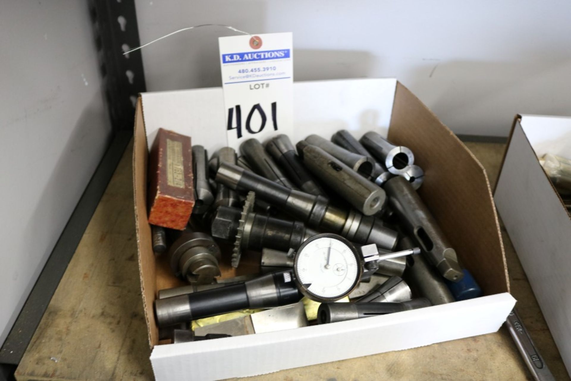 Box of Various R8 Holders, Shims, Tooling and Tool Holders - Image 5 of 5