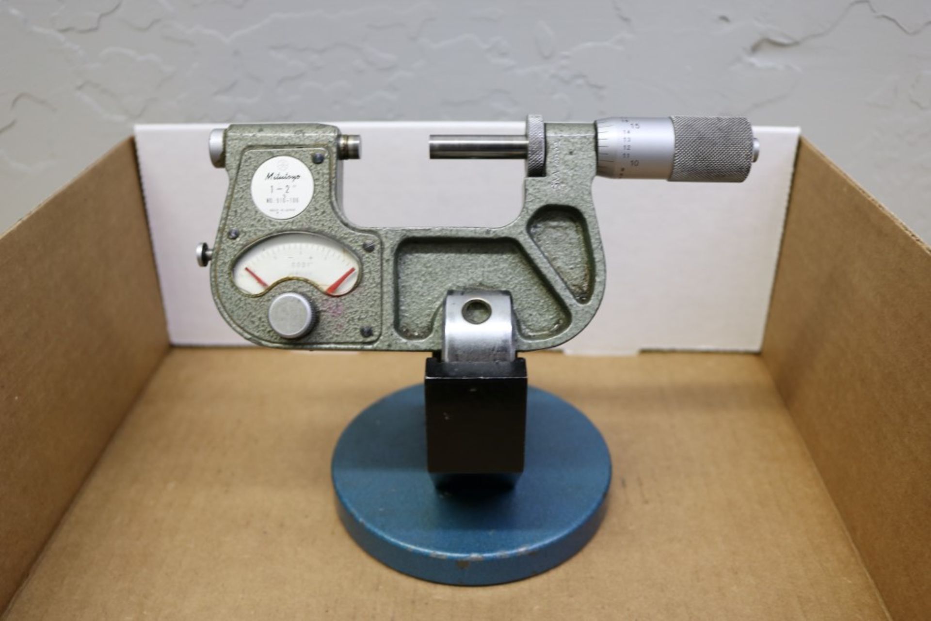 Mitutoyo OD Indicating Micrometer with Stand 0-1", Mitutoyo OD Indicating Micrometer with Stand - Image 2 of 6