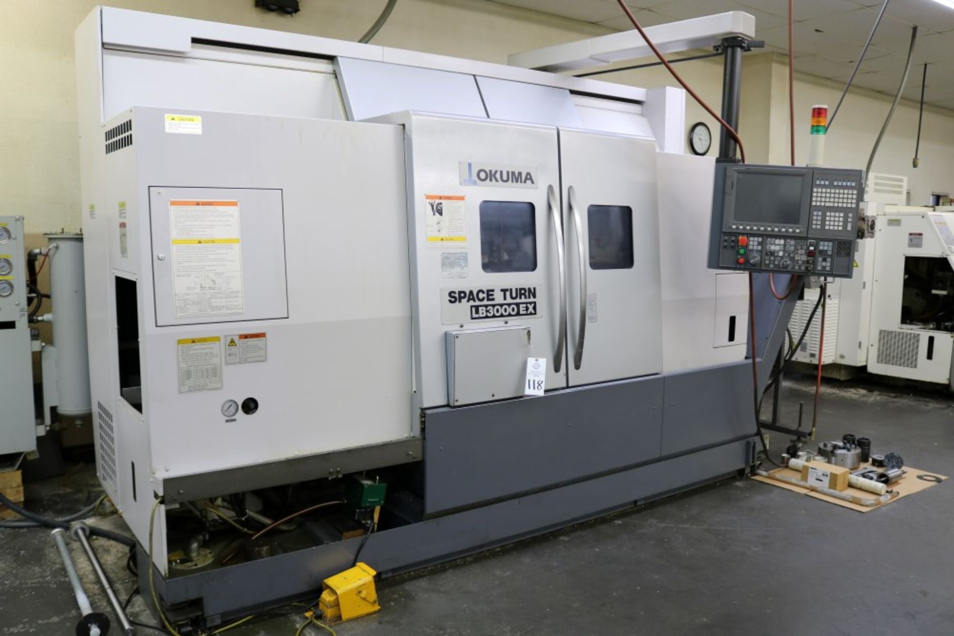 2012 Okuma LB-3000 EX-MY CNC Lathe, Live, 3.1" Bore, 2.75" Bar Capacity, Tool Setter, Collet Chuck, - Image 21 of 22