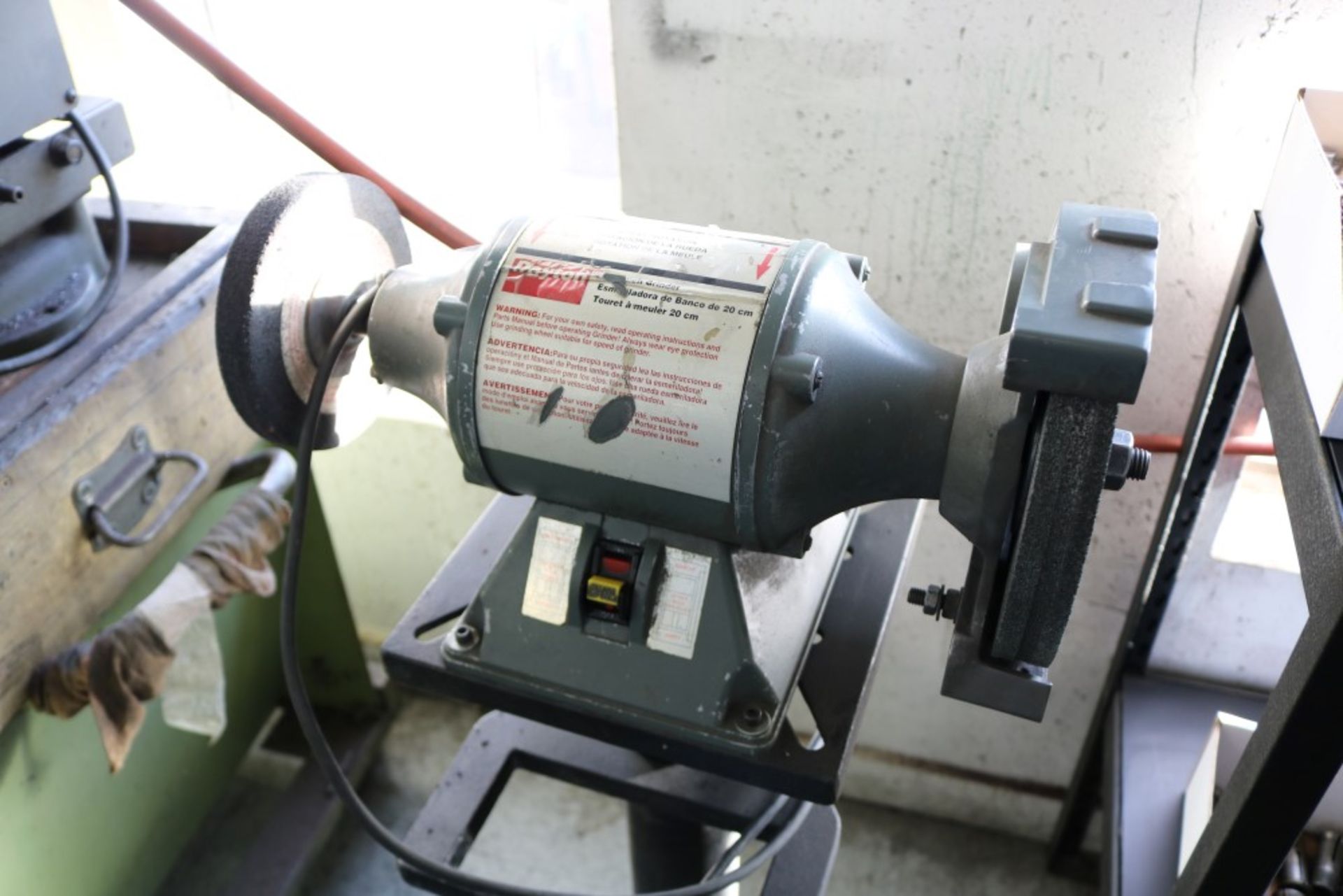 Dayton 8" Bench Grinder on Stand 3/4 HP, 3450 RPM - Image 2 of 5