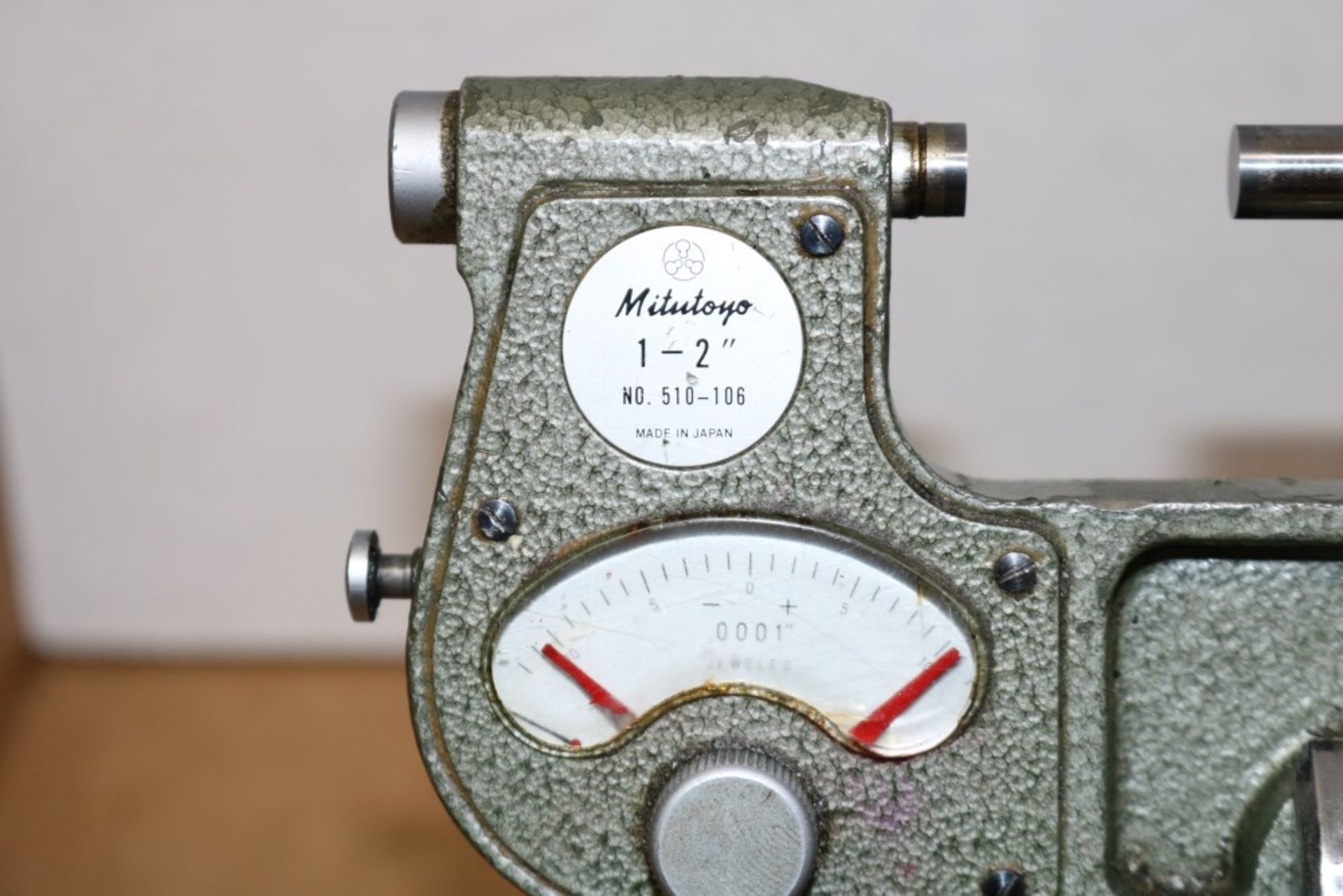 Mitutoyo OD Indicating Micrometer with Stand 0-1", Mitutoyo OD Indicating Micrometer with Stand - Image 3 of 6