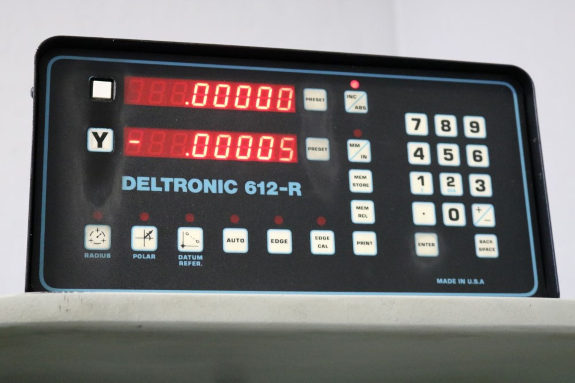 Deltronic Optical Comparitor on Cabinet with Deltronic 612-R Control - Image 3 of 14