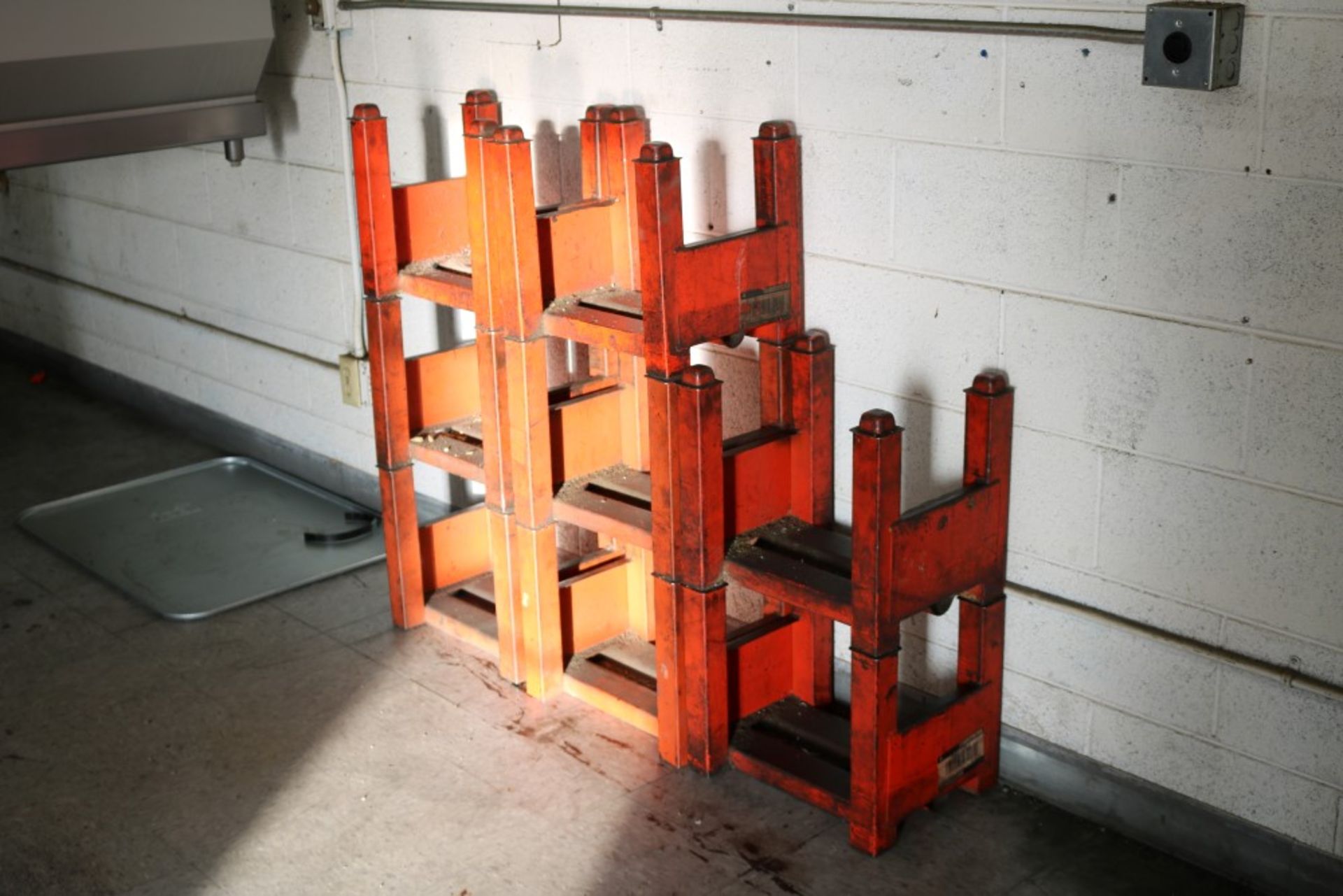 (8) Stackable Material Stands 2500 LBS Capacity