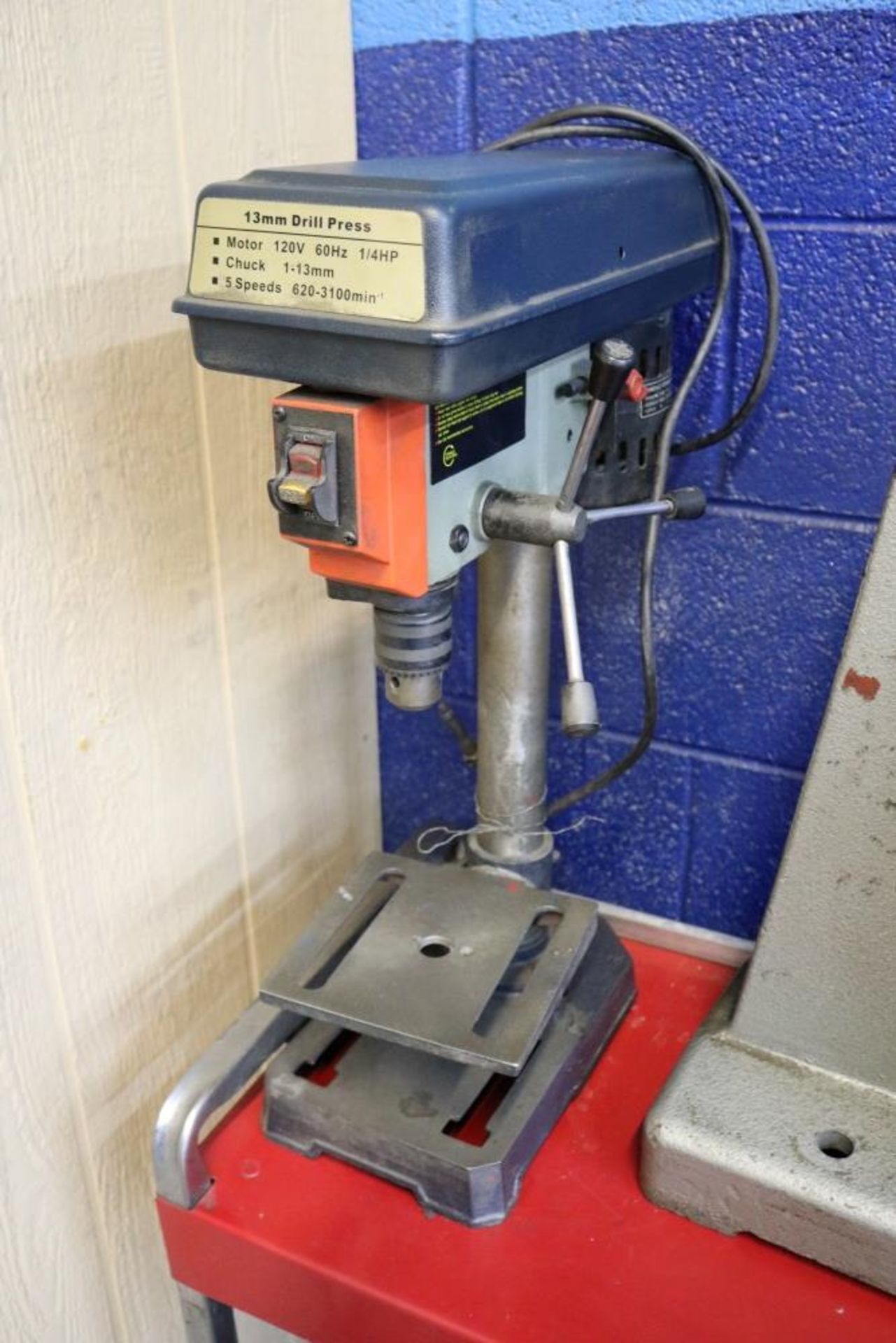13mm Drill Press Model RDM-1301B, 5 Speed, 1/4 HP and Accu-Tapper By LSMW with Jacob Chuck