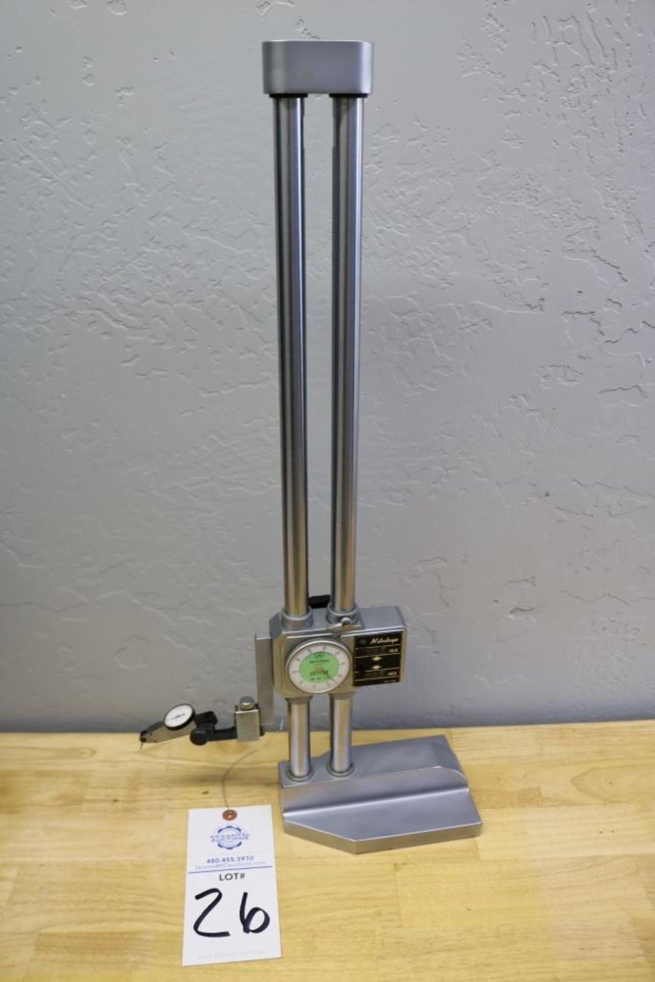 Mitutoyo Height Gage .001-18" with Borwn & Sharpe Dial Indicator - Image 5 of 5