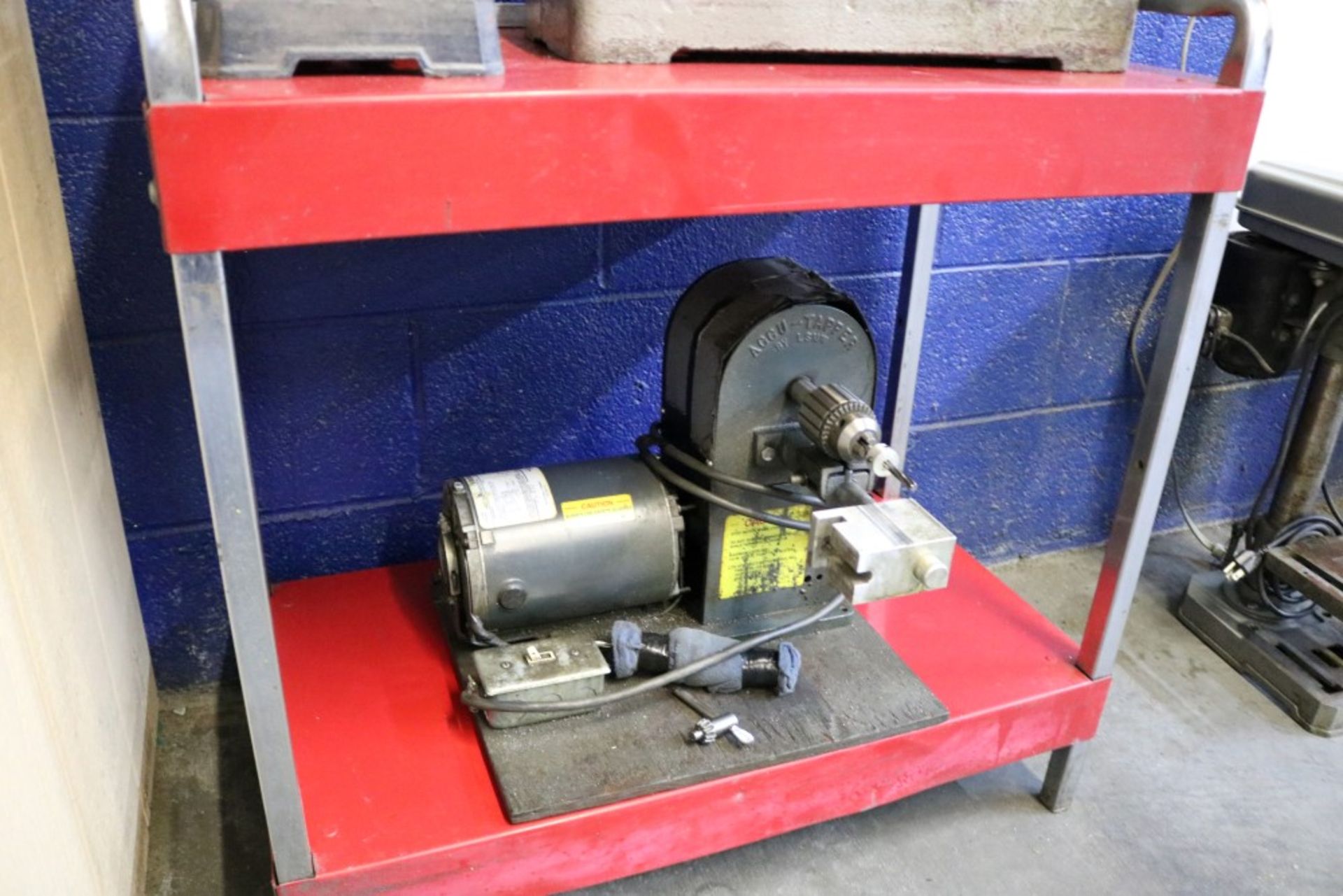 13mm Drill Press Model RDM-1301B, 5 Speed, 1/4 HP and Accu-Tapper By LSMW with Jacob Chuck - Image 7 of 9