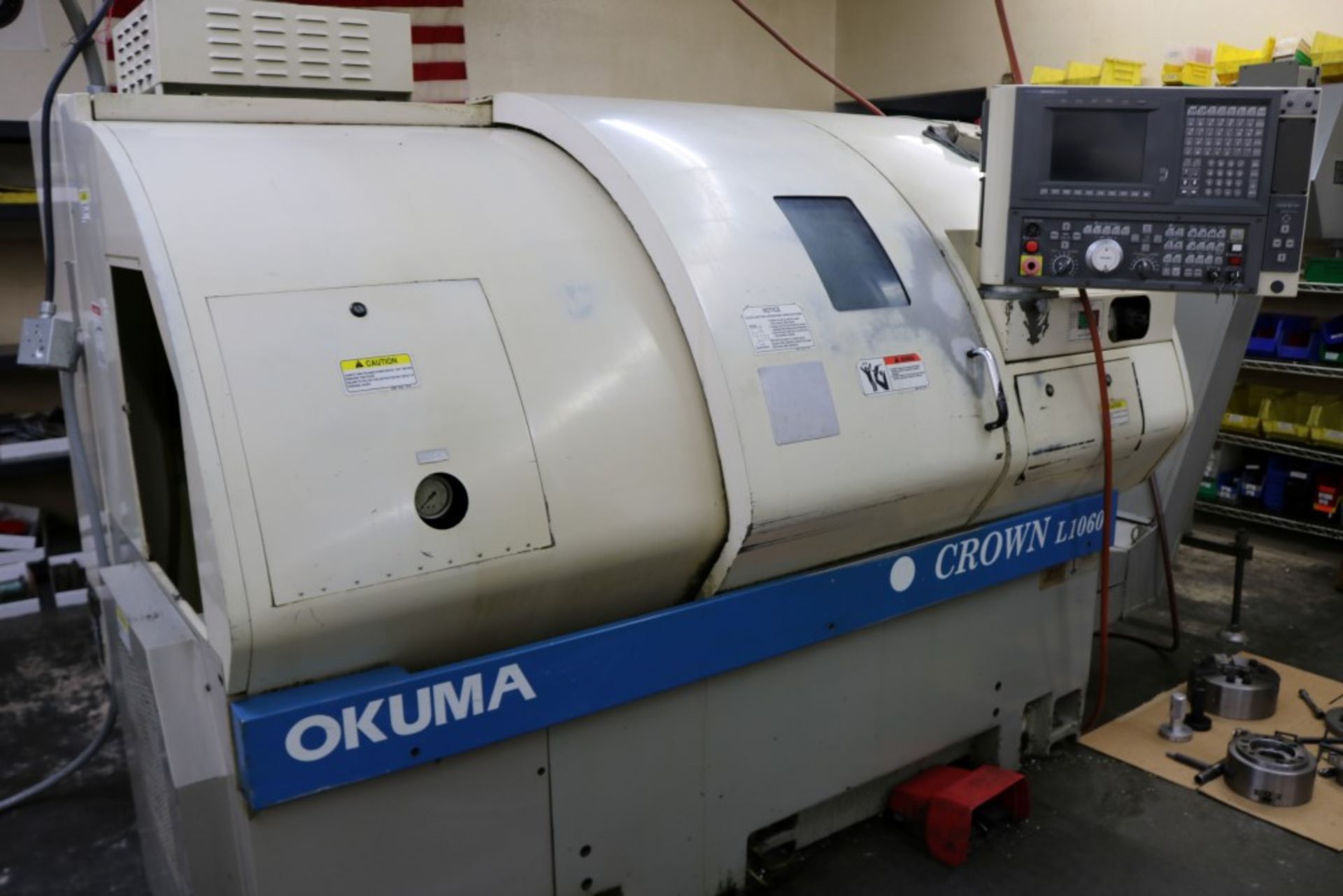 2000 Okuma Crown L1060 CNC Lathe, Okuma OSP 700L Control, SN-1197, 2.4" Bore, 21" Swing, 4200 RPM - Image 6 of 12