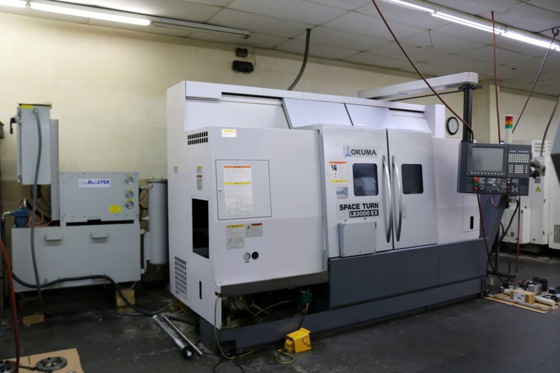 2012 Okuma LB-3000 EX-MY CNC Lathe, Live, 3.1" Bore, 2.75" Bar Capacity, Tool Setter, Collet Chuck,