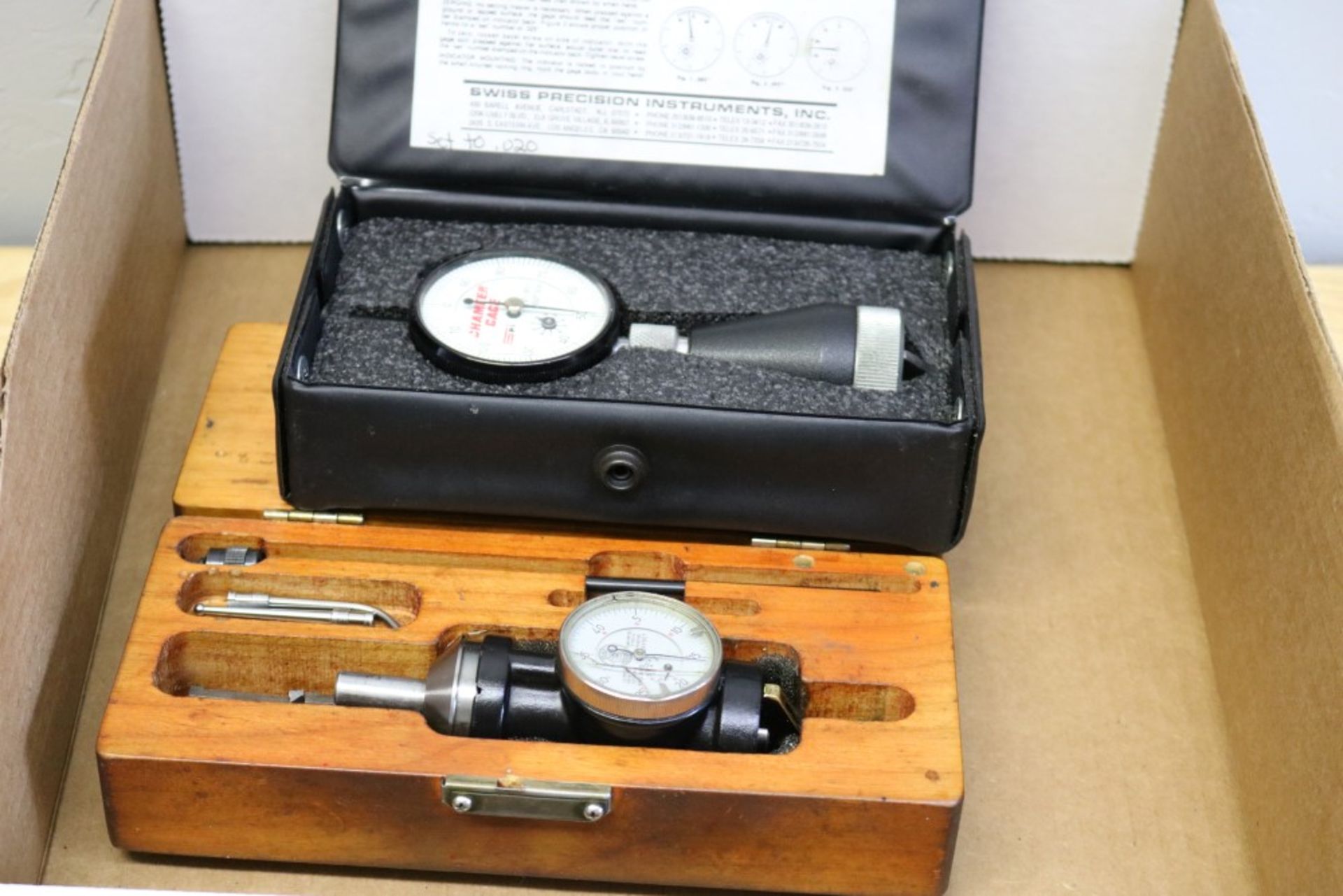 Chamfer Gage 0-90 Degrees and Blake 0-.6" Co-ax Indicator - Image 4 of 5