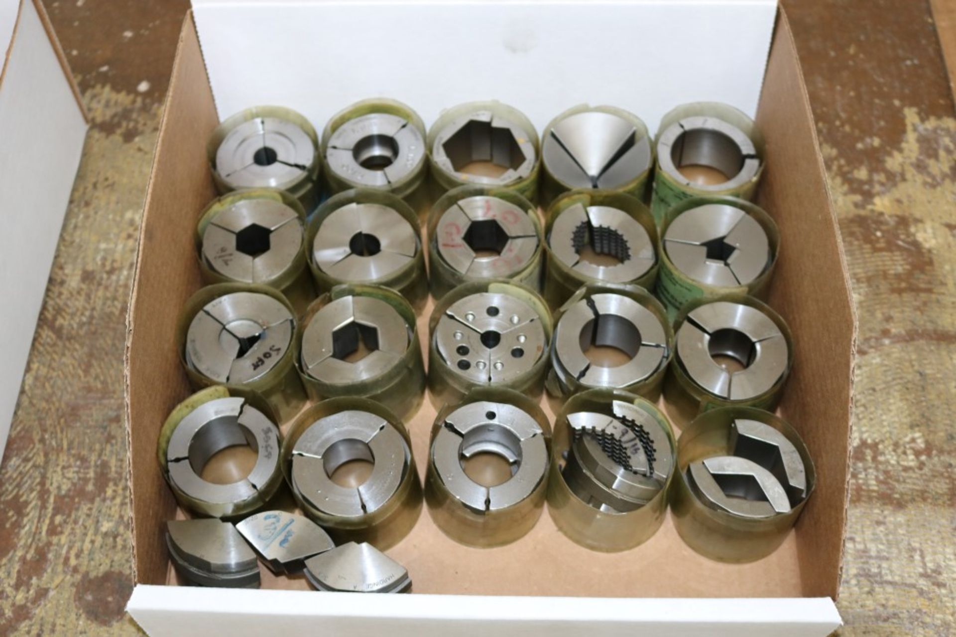 Various Size Collet Pads