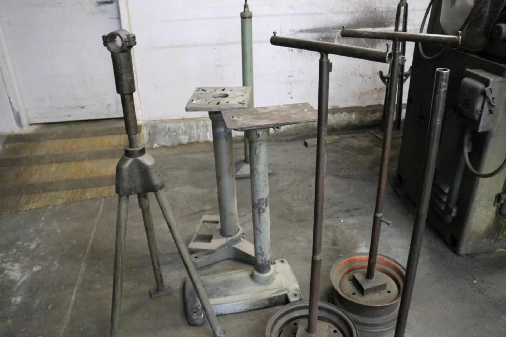 (2) Heavy Duty Shop Stands and (3) Material Stands