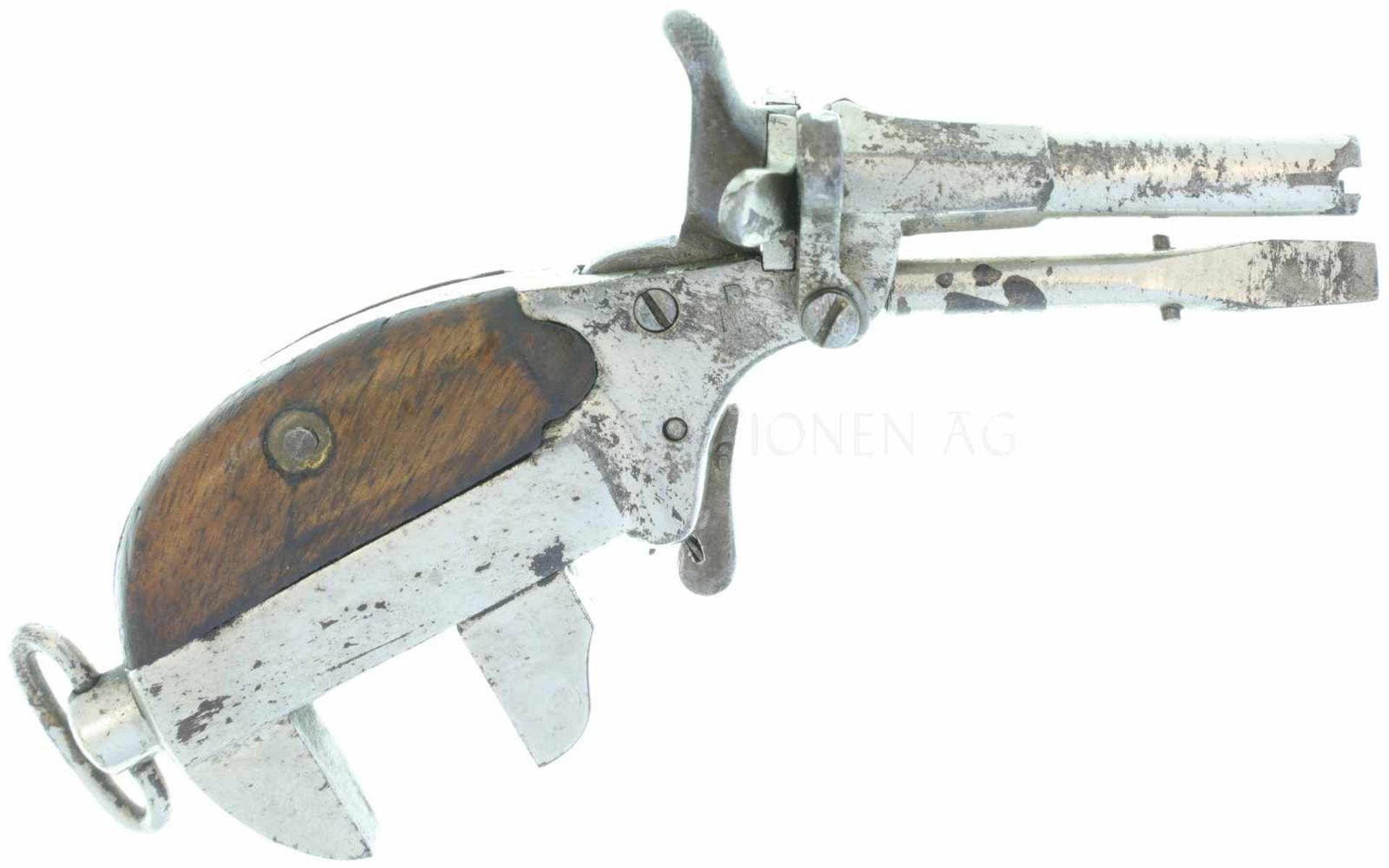 Kombinationswerkzeug DPN, Kaninchenpistole mit Rollgabelschlüssel und Schraubenzieher, Kal. 6mmRZ<
