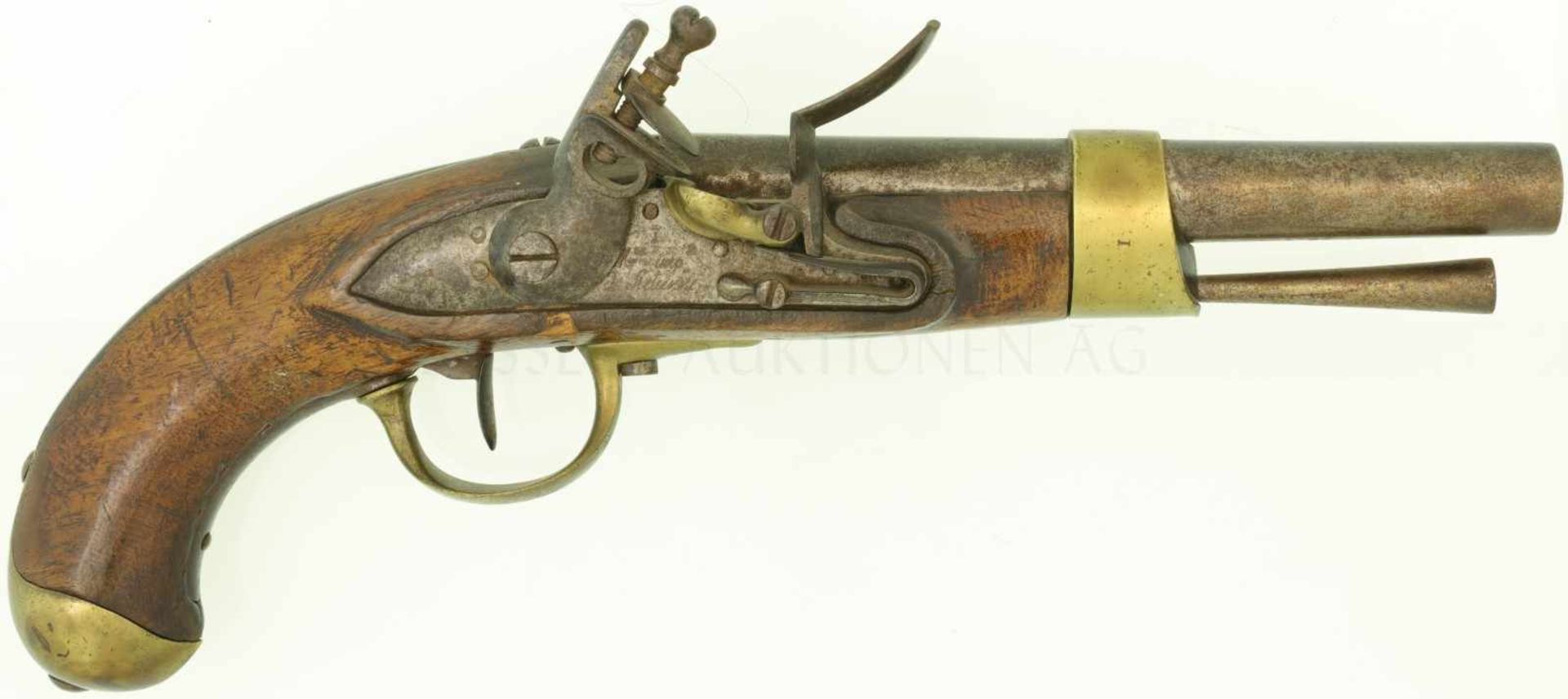 Steinschlosspistole, F-Ord. AN XIII, Kal. 17.6mm