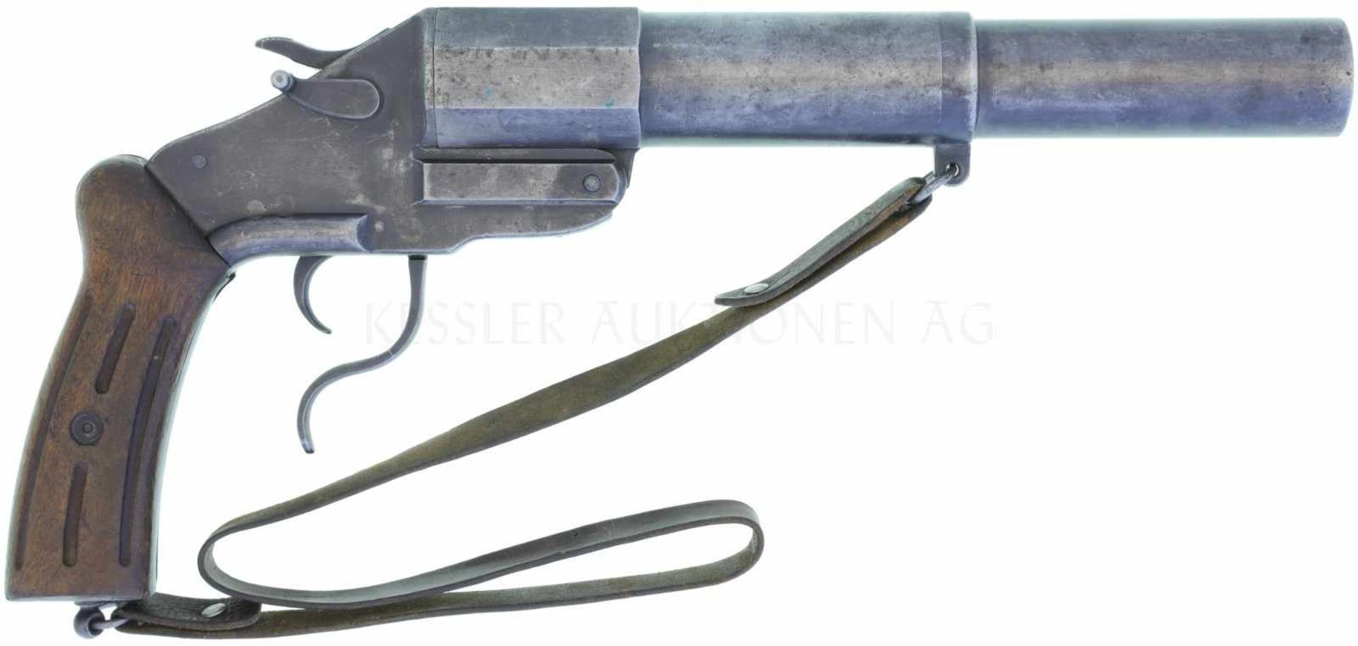 Leuchtpistole, Waffenfabrik Neuhausen, RP 17/38, 2. Modell, Kal. 34mm