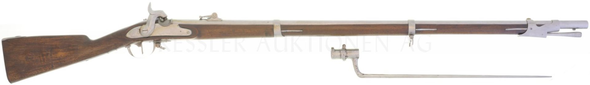 Perkussionsgewehr, Infanterie 1817/42/59, Kal. 17.6mm