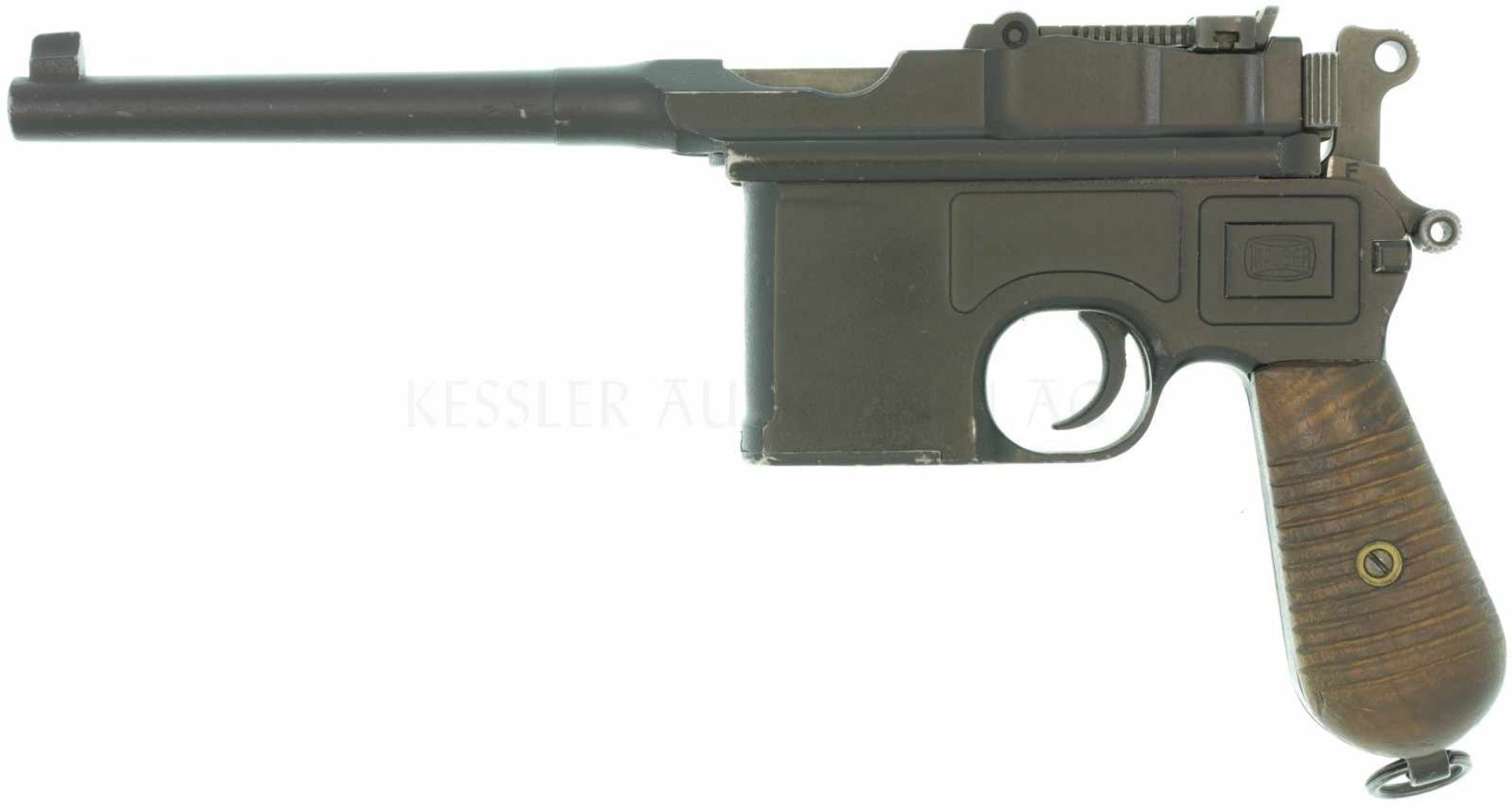 Pistole, Mauser C96 1930, Franz. Kolonialarmee, Kal. 7.63Mauser