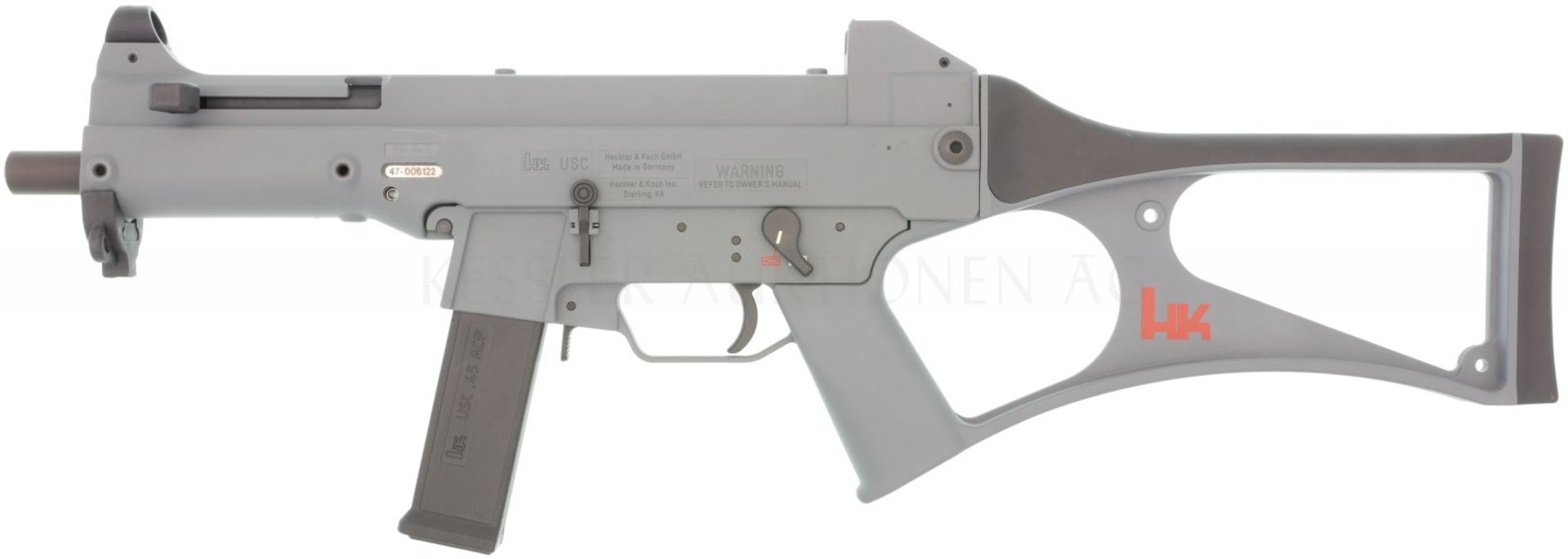 Selbstladebüchse HK USC, Kal. .45ACP. Zuverlässiger Rückstoßlader, System basiert auf der HK UMP. LL