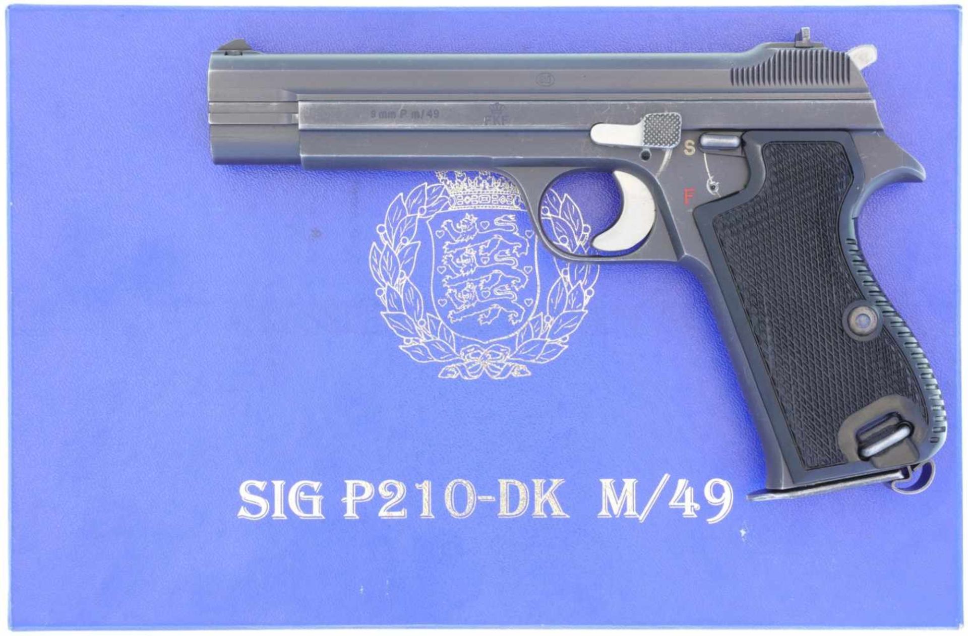Pistole, SIG m/49, 2.Serie, Dänemark, Kal. 9mmP<