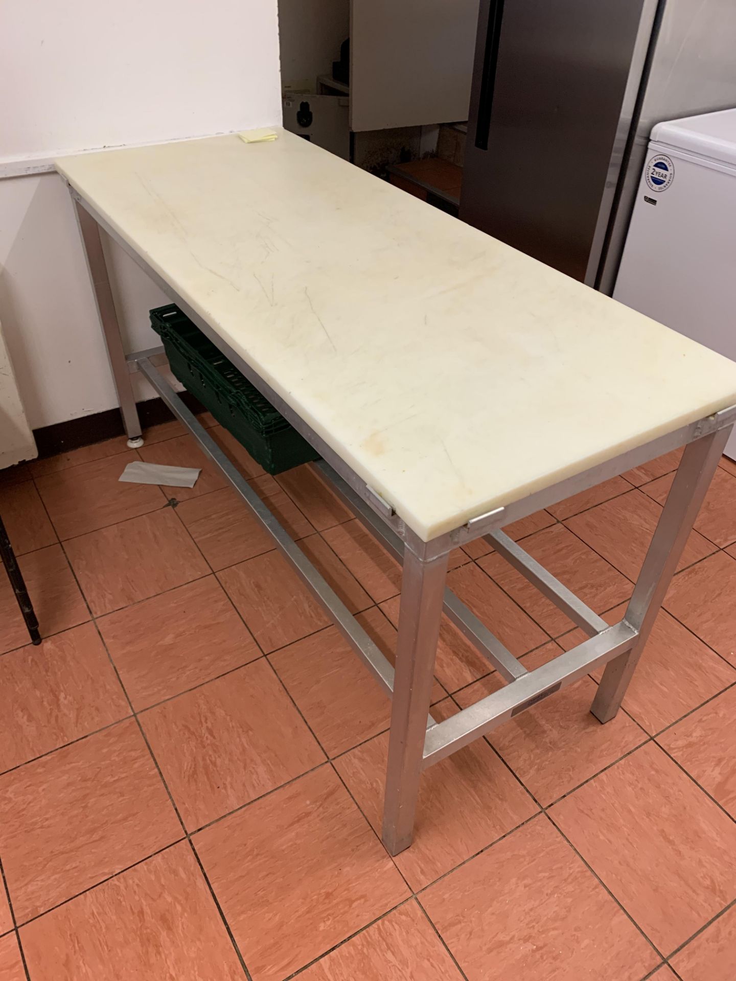 4ft Prep table with chopping top