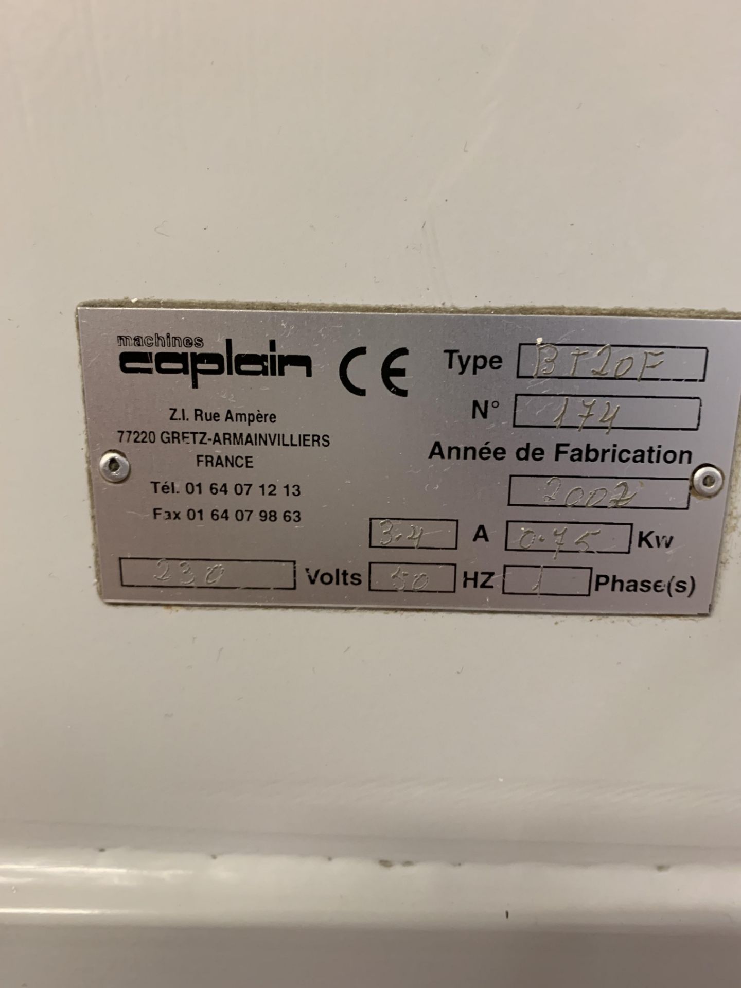 Caplain Type BT20F Planetray 20 Ltr variable speed mixer with 3 x attachments - Image 4 of 4