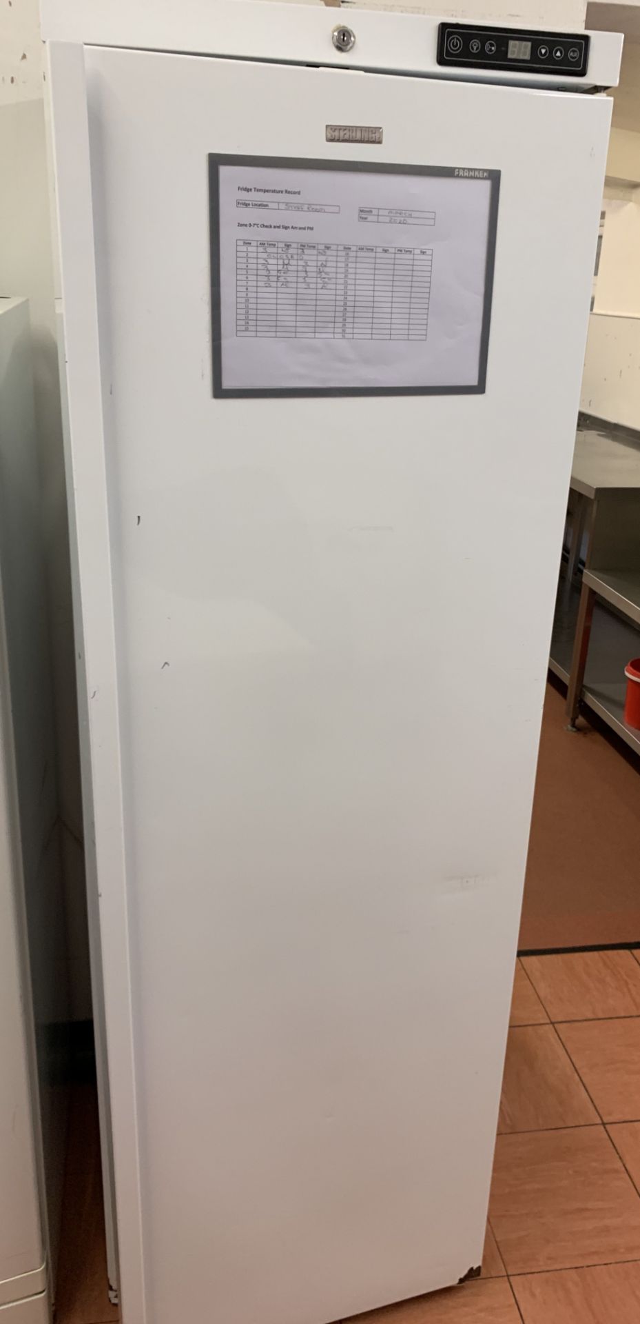 Sterling upright fridge