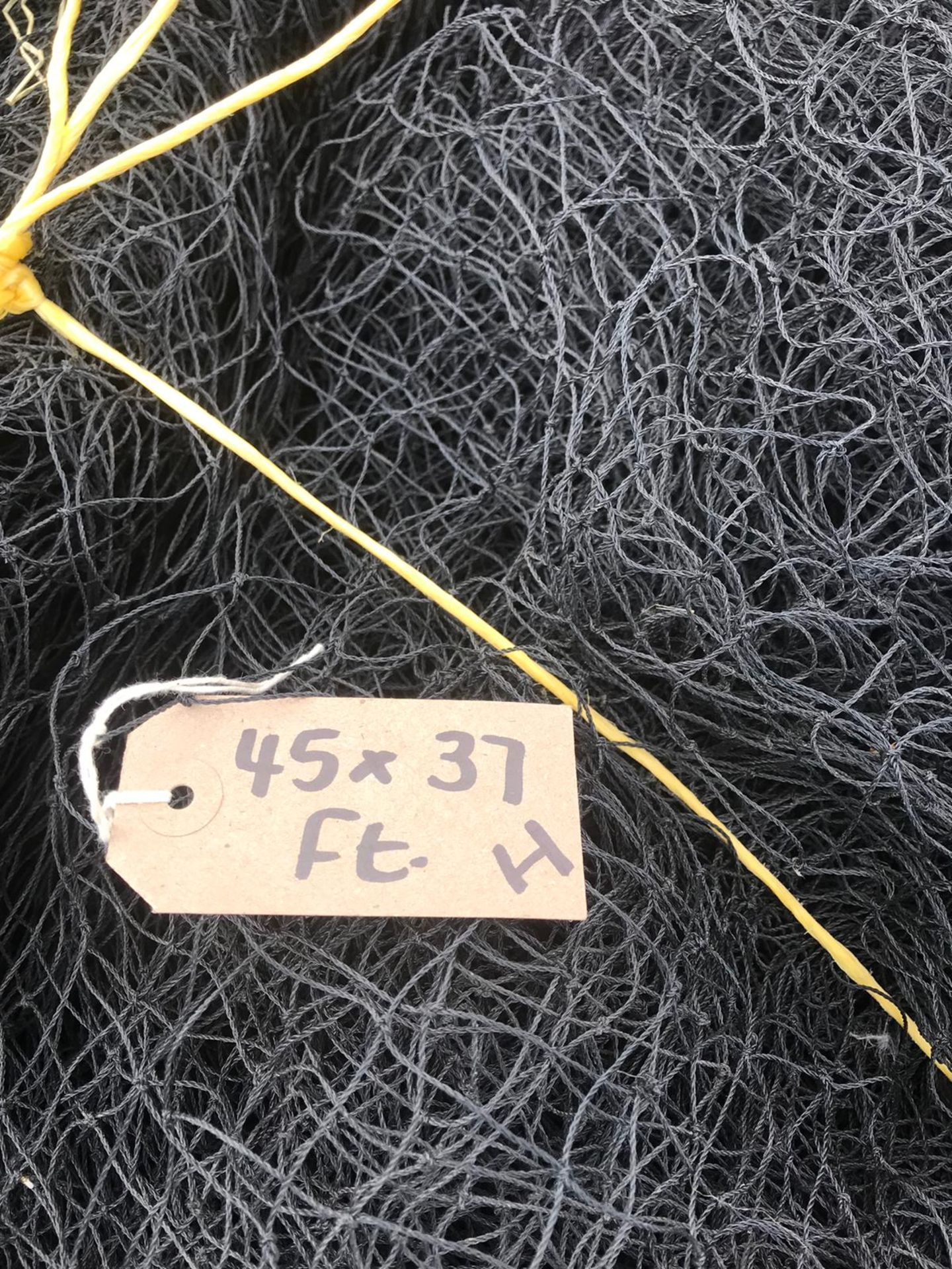 45ft x 37ft rearing pen net 1 1/2" sq