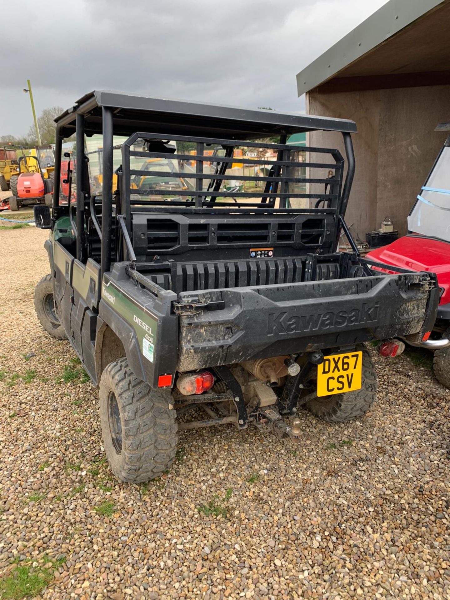 2017 Kawasaki Pro-DXT 4x4 Twin Cab Mule (590 Hours) c/w Electric Power Steering Reg: DX67 CSV - Image 3 of 10