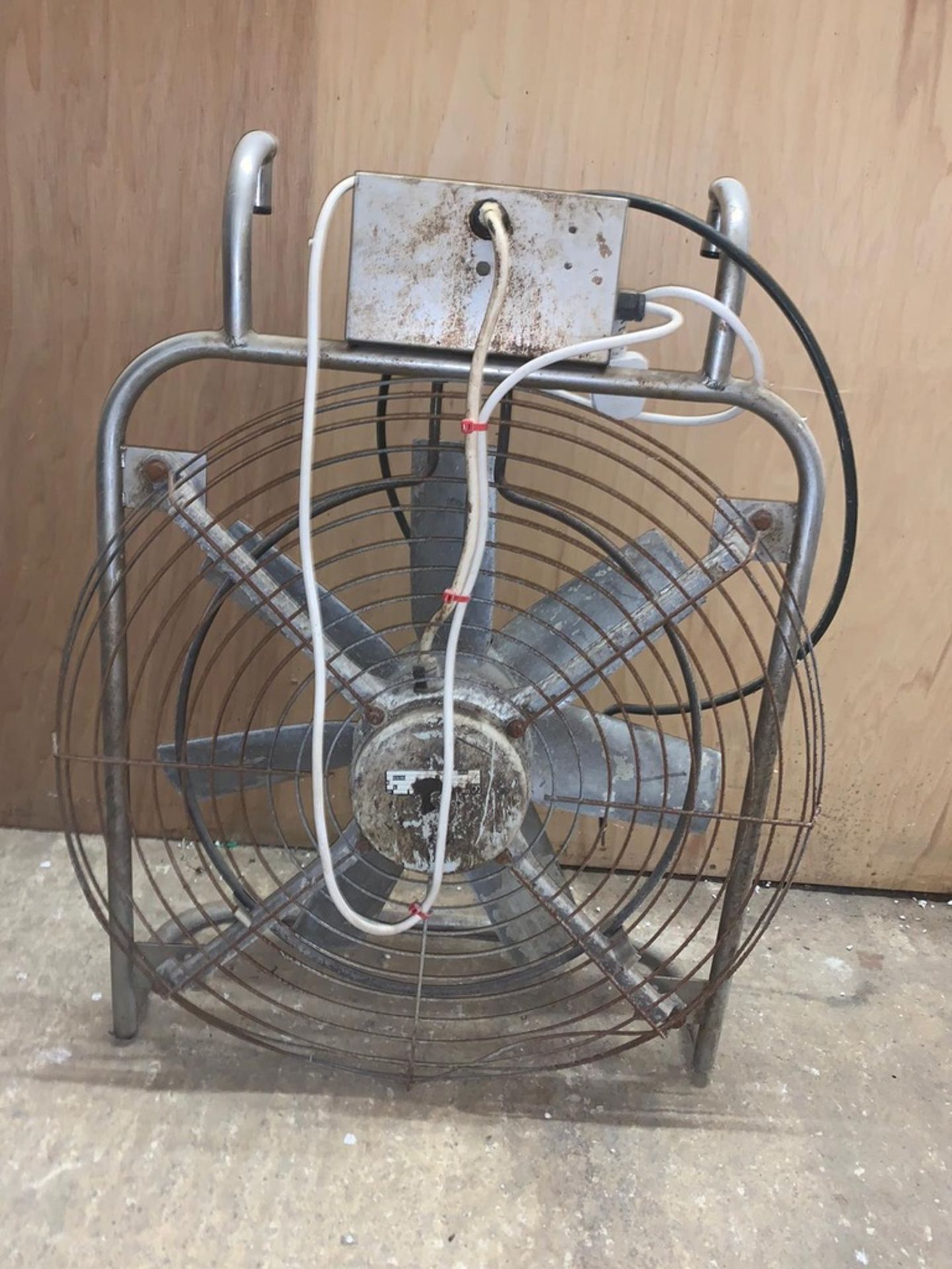 Spare fan & heating element complete on cradle for Western Hatcher