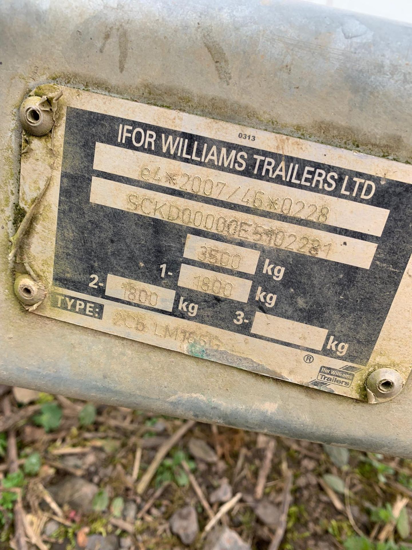Ifor Williams LM166G 4.8m Twin Axle Commercial Trailer c/w Drop Sides - Image 7 of 7