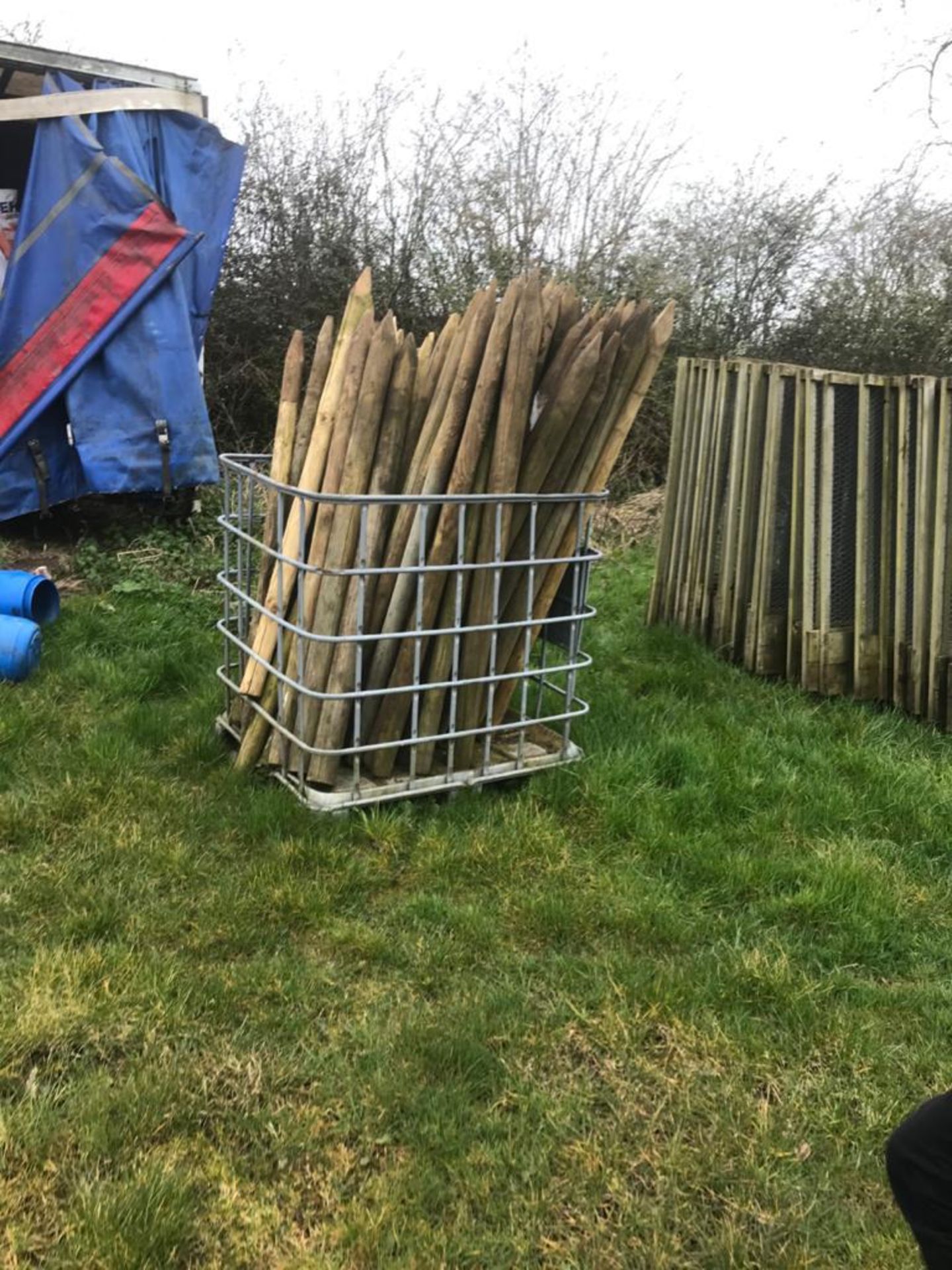 70 x Tanalised 3inch fencing stakes