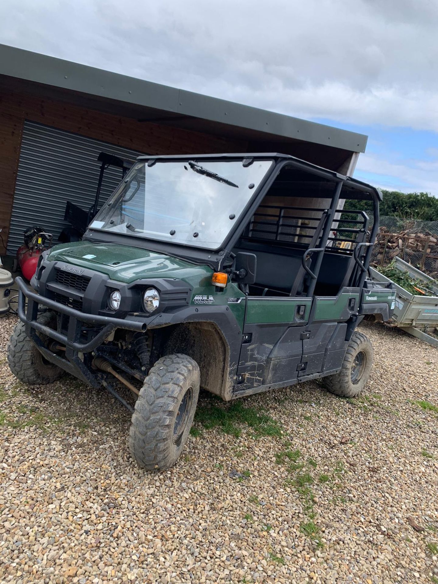 2017 Kawasaki Pro-DXT 4x4 Twin Cab Mule (590 Hours) c/w Electric Power Steering Reg: DX67 CSV