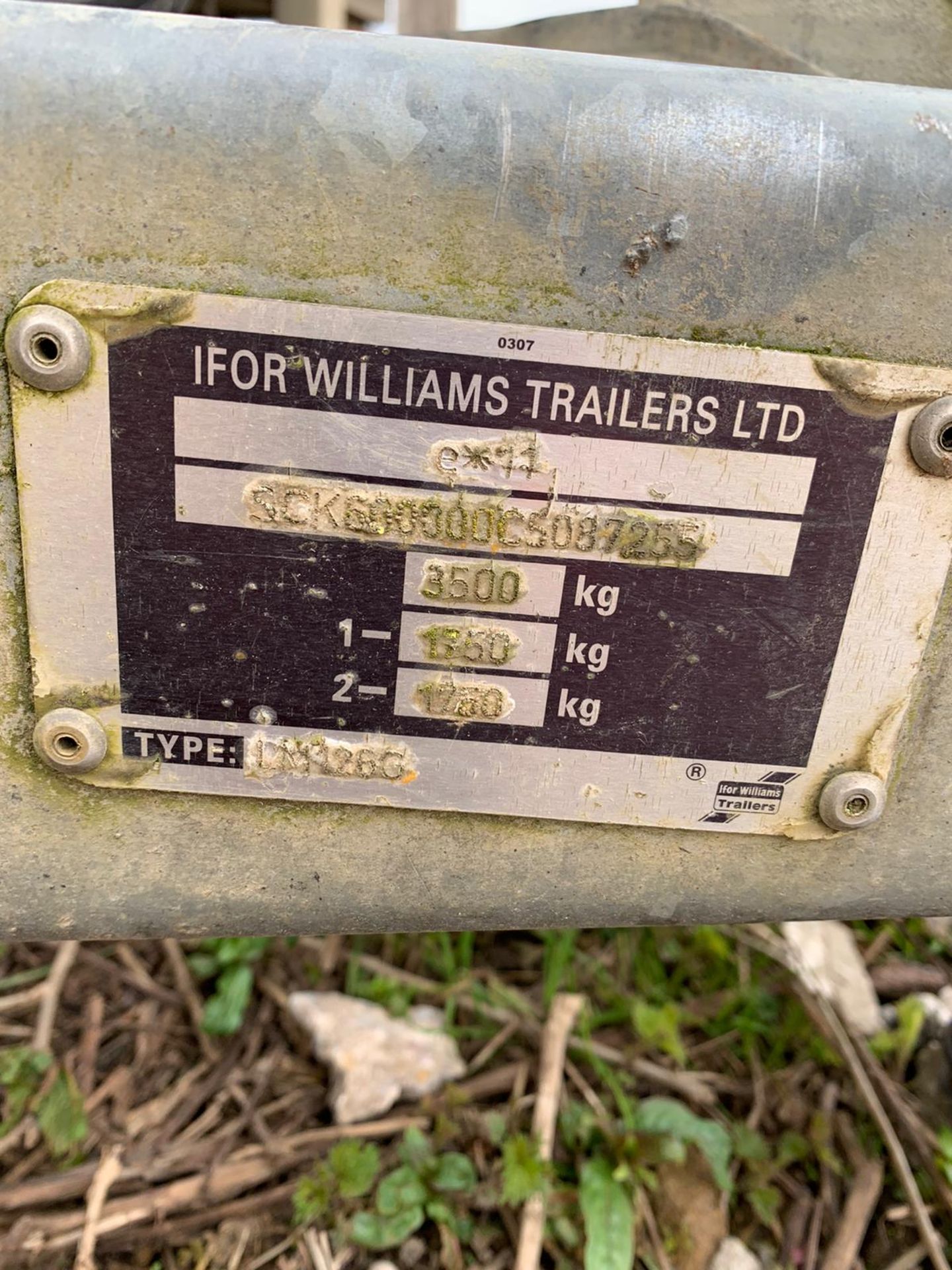 Ifor Williams LM126G 3.6m Twin Axle Commercial Trailer c/w Drop Sides - Image 5 of 5