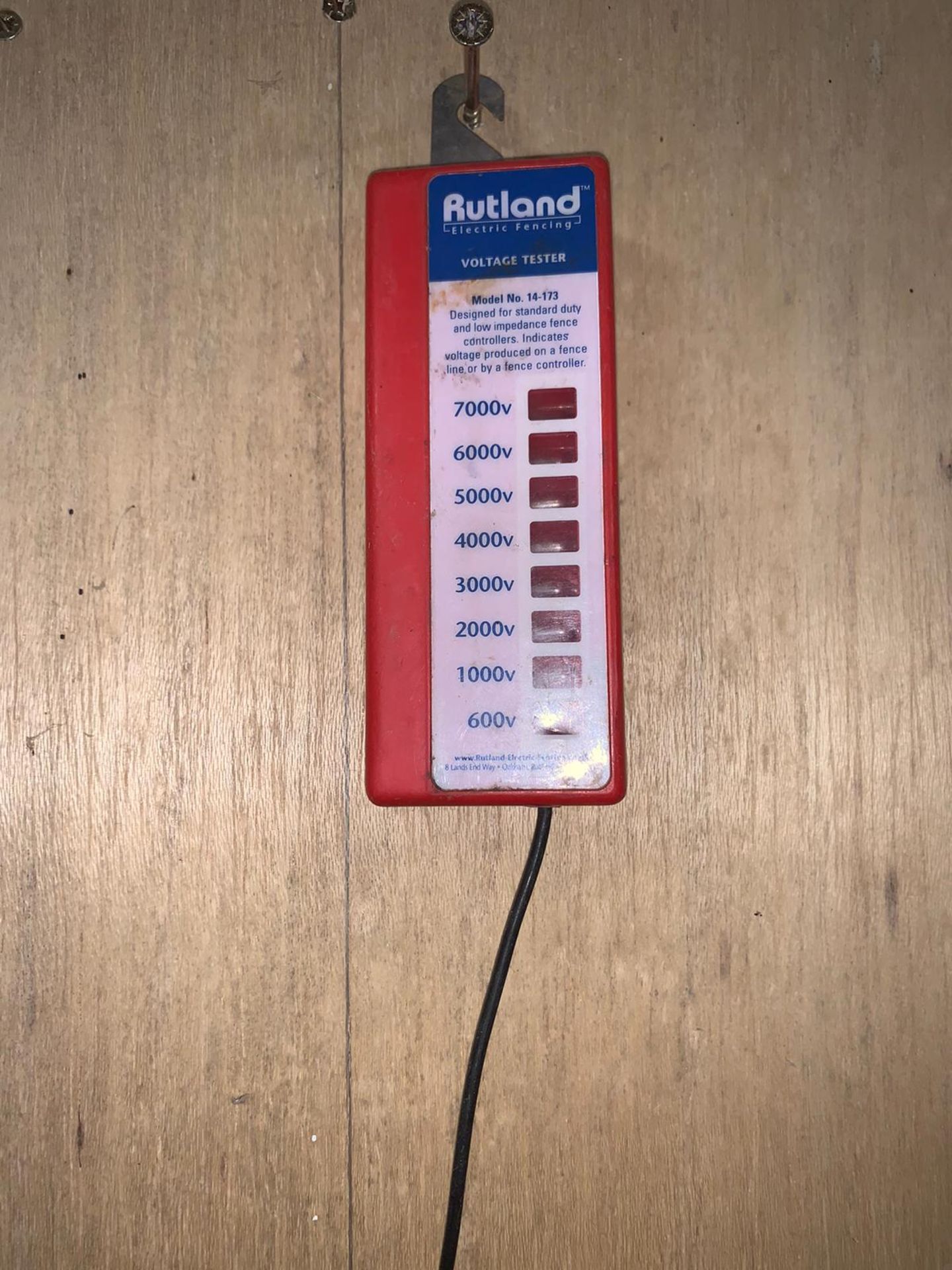 Rutland 14-173 Electric Fence Voltage Tester