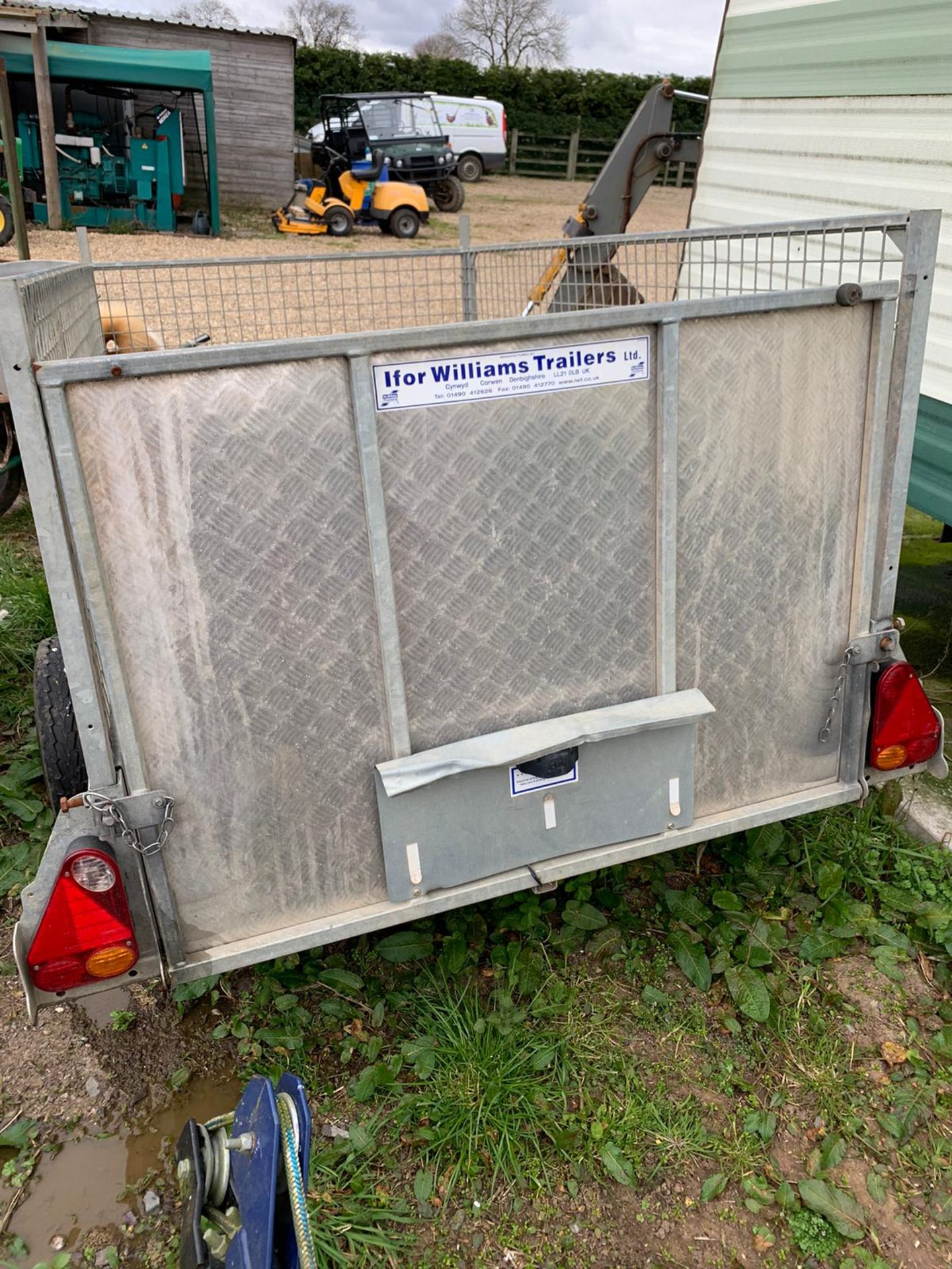 Ifor Williams 1Hu P7e Utility Vehicle Trailer (2.1m x 1.2m) on Flotation Tyres - Bild 3 aus 4