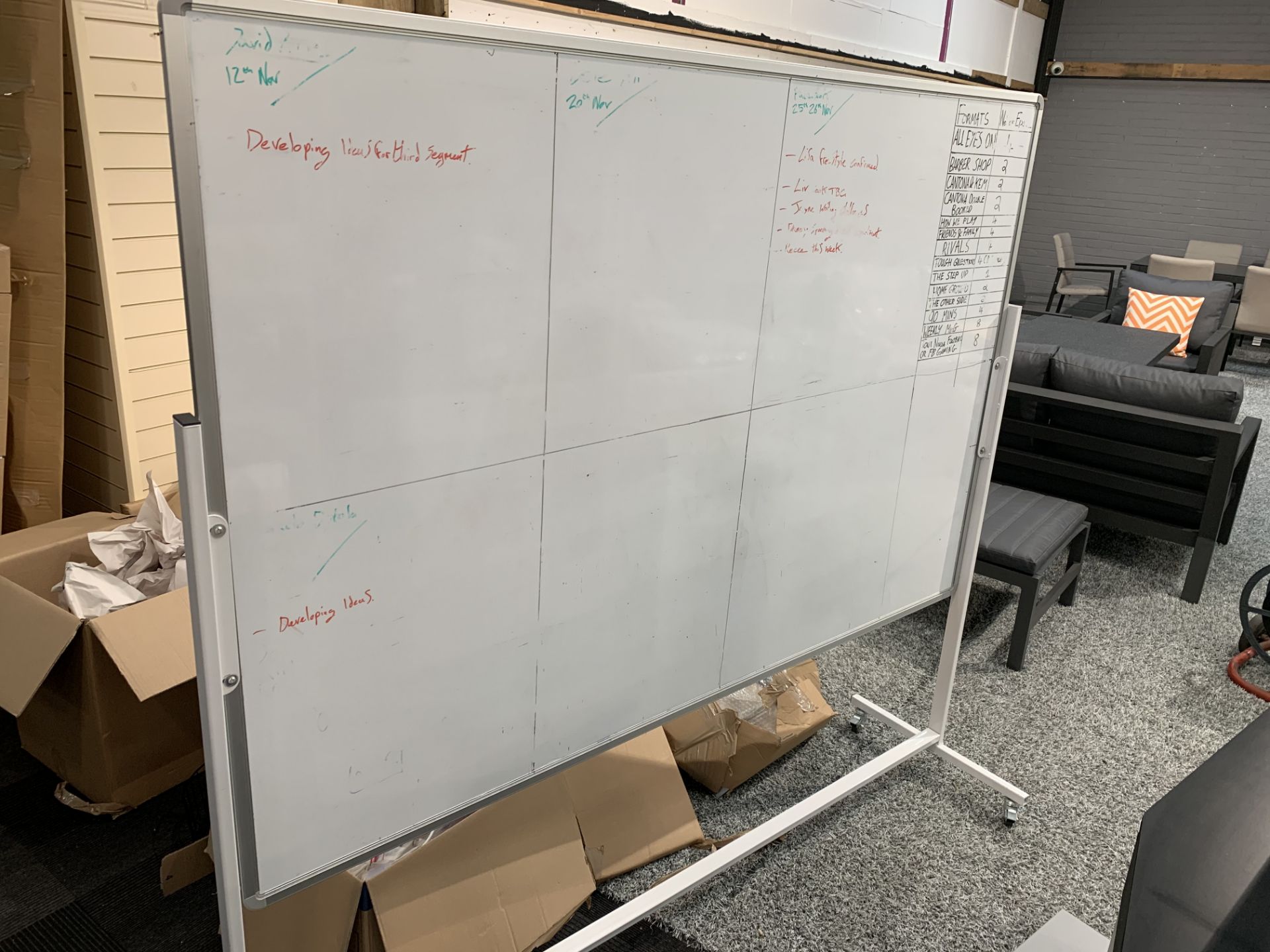 A Large Wipe Board