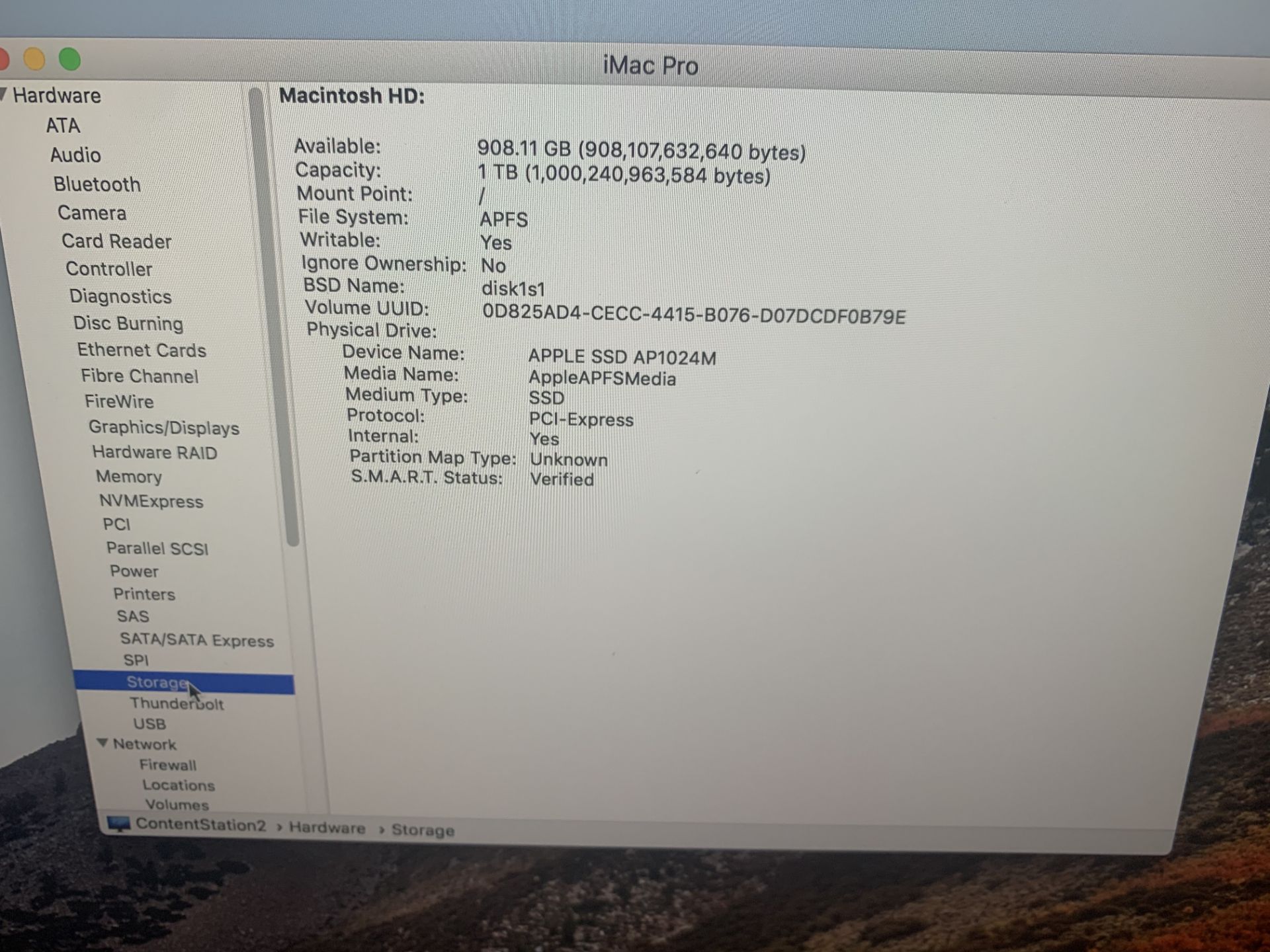 27" Imac Pro 3.2GHz 1TB 2018 - Image 4 of 4