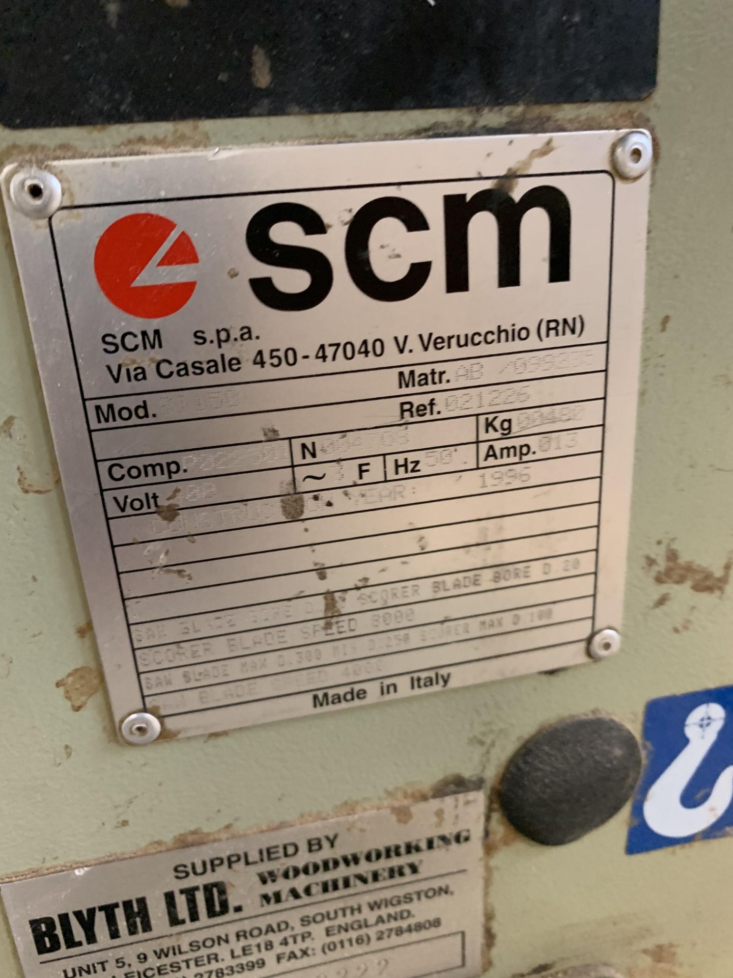 SCM S150 Panel saw, year 1996 - Image 3 of 4