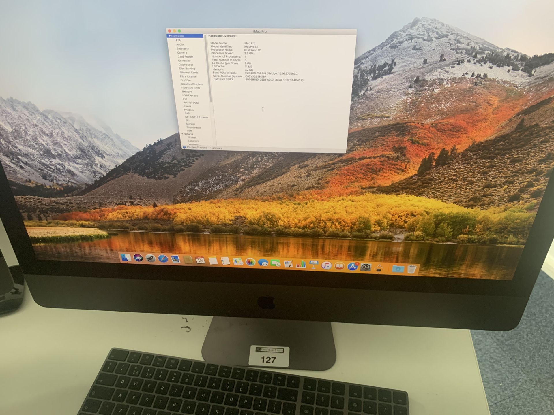 27" Imac Pro 3.2GHz 1TB 2018