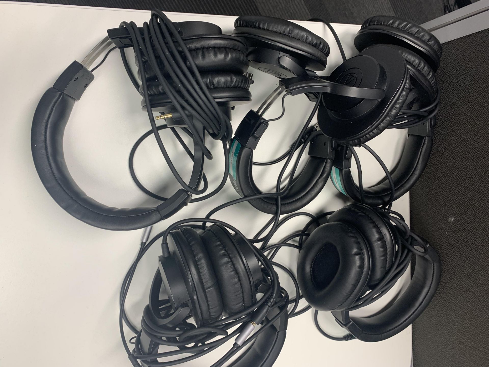 6 x Audio Technica headphones ATH-M20x
