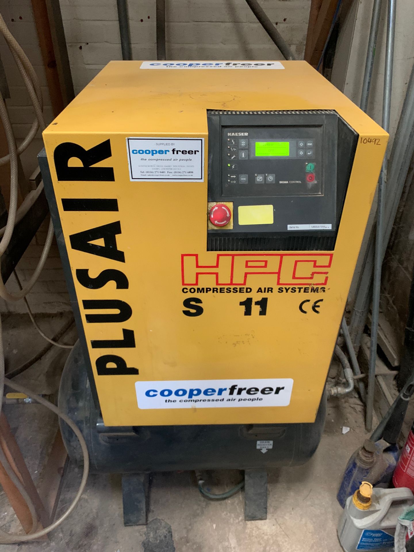 Plusair S11 HPC Compressor with Hankison Dryer - Image 3 of 3