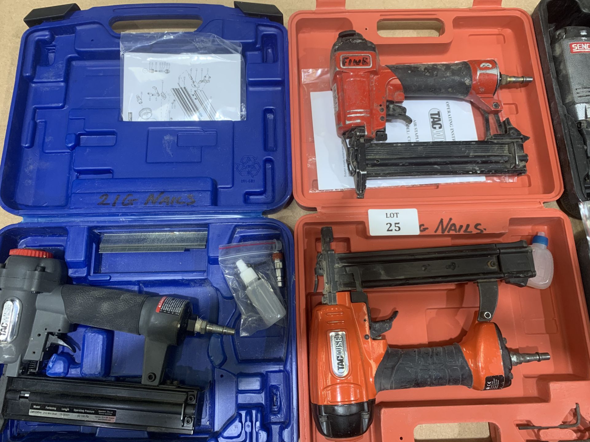 Tacwise C1832V, CMB35PHH air staplers and 1 other