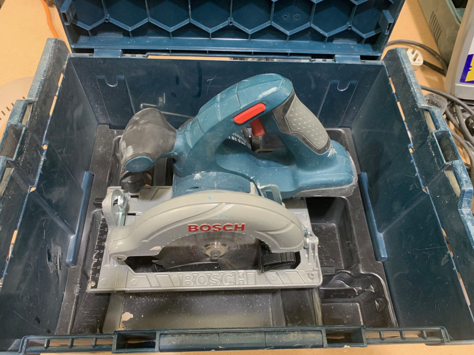 Cased Bosch GKS18 V-L1 Professional - no batteries