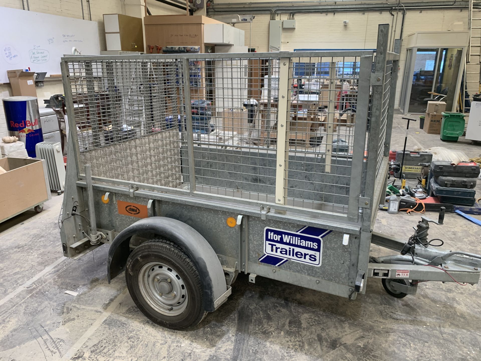 Ifor Williams Ramp & Mesh Trailer 2M long, 1.3M wide x 1.27M high type e*11 1400kg - Image 3 of 9