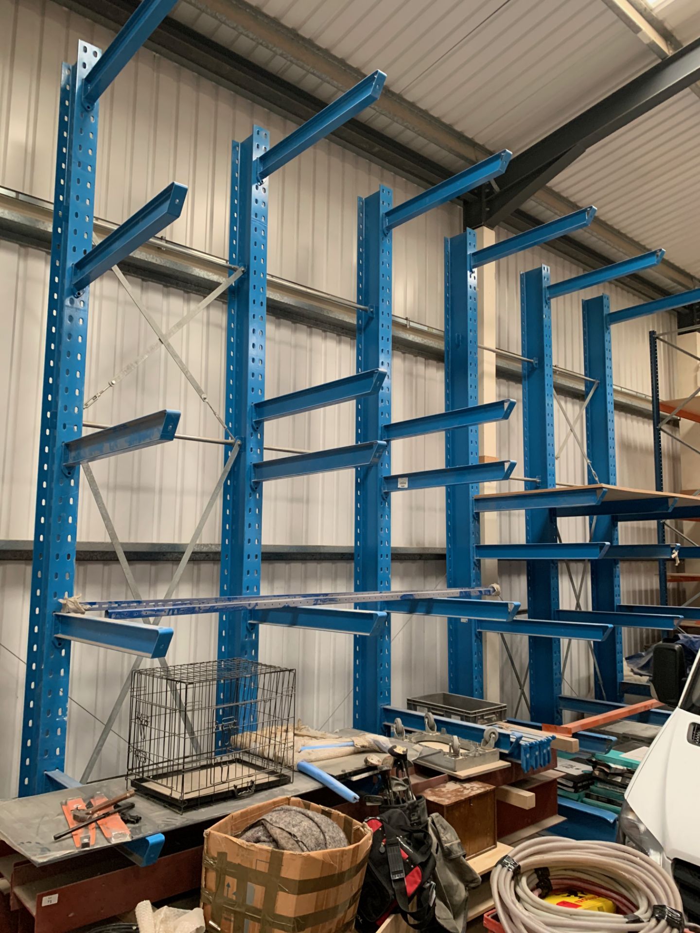 Ohra Cantilever 60 Racking 3M height x 4.6M total width with 20 x arms 1.2M each