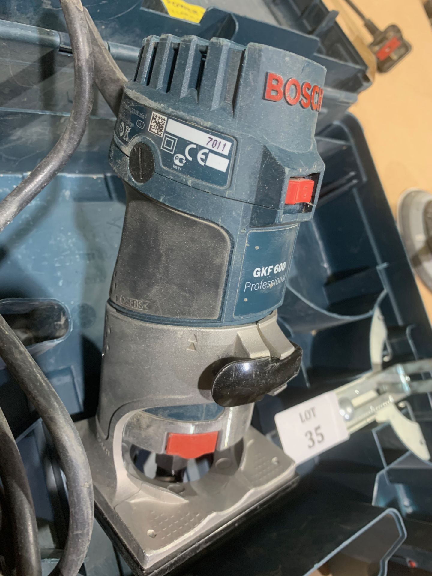 Cased Bosch Professional GKF600 Trimmer - Image 3 of 3