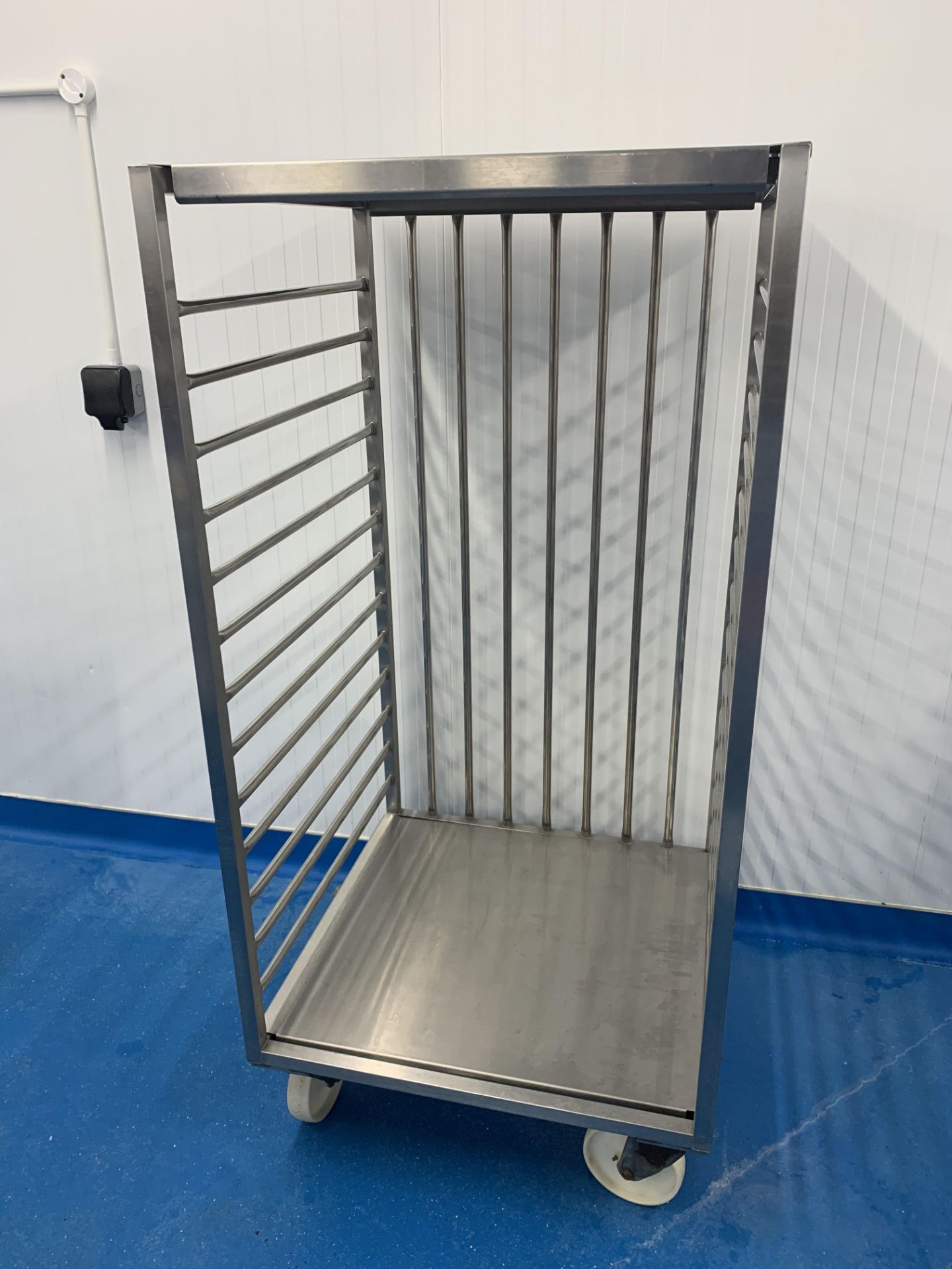 Stainless steel laundry style trolley 170 x 80cm