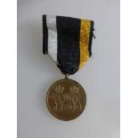 Kaiserreich Preussen, Medaille "Unseren tapferen Kriegern 1864", am Band