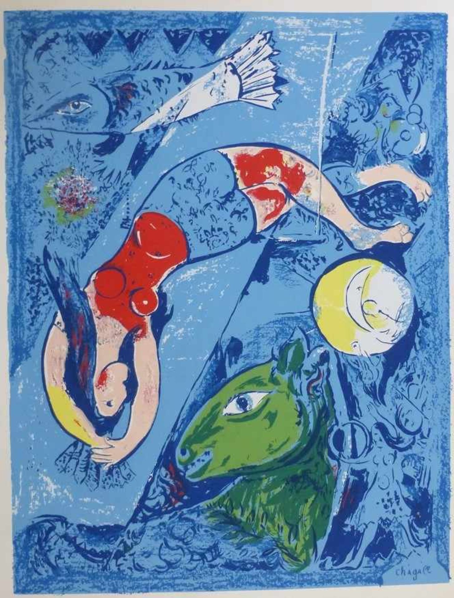 Chagall, Marc (1887 Witebsk - 1985 St. Paul-de-Vence), 3 orig. Farblithografien aus - Image 4 of 4